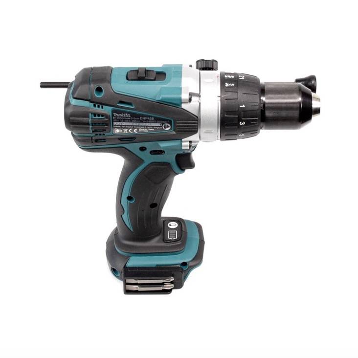 Makita DHP 458 Z Akku Schlagbohrschrauber 18V 91Nm Solo + Makita Bit & Bohrer-Set 100-teilig