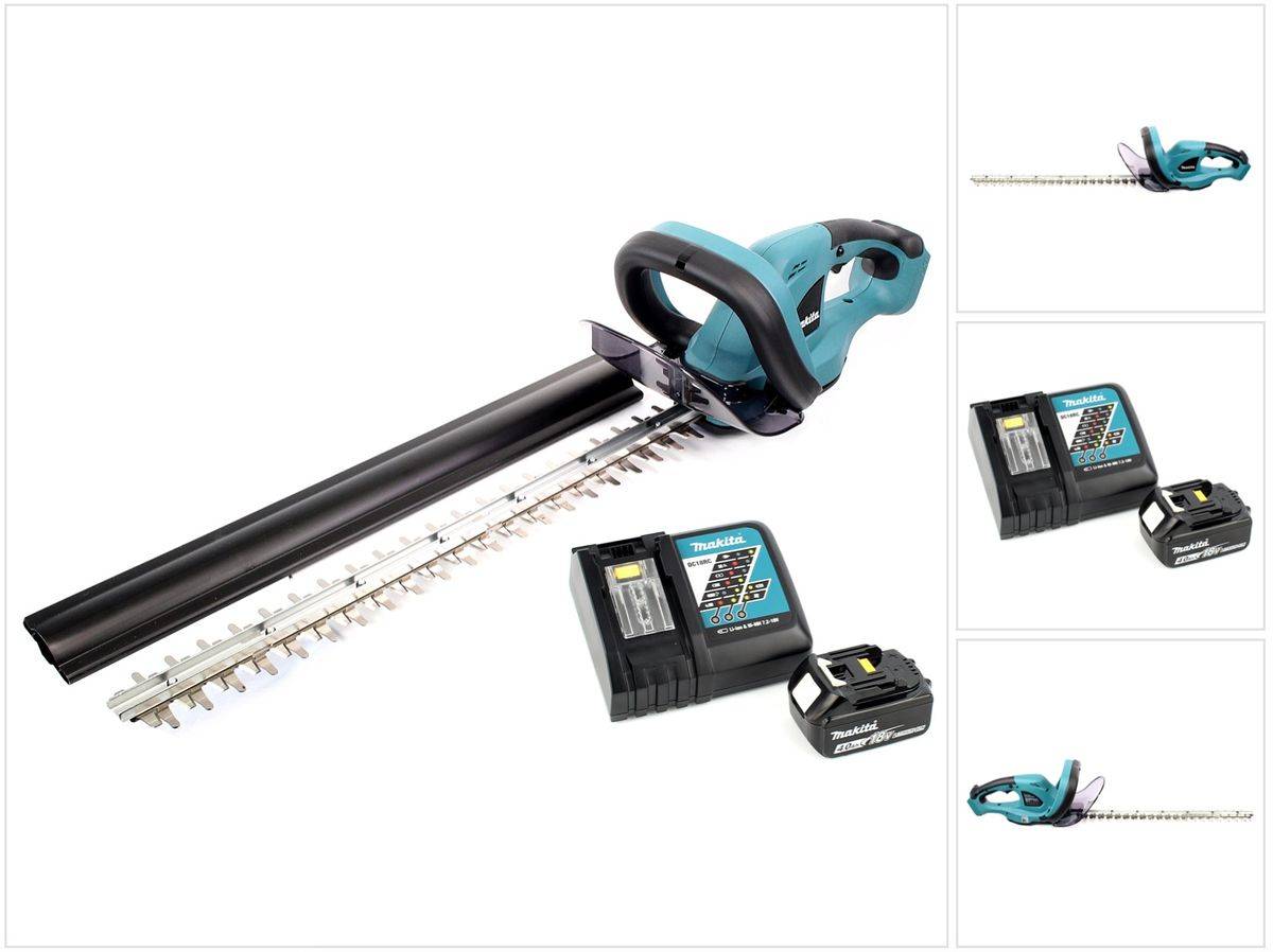 Makita DUH 523 Akku Heckenschere 18V 52cm mit 1x 4,0Ah Akku und Ladegerät