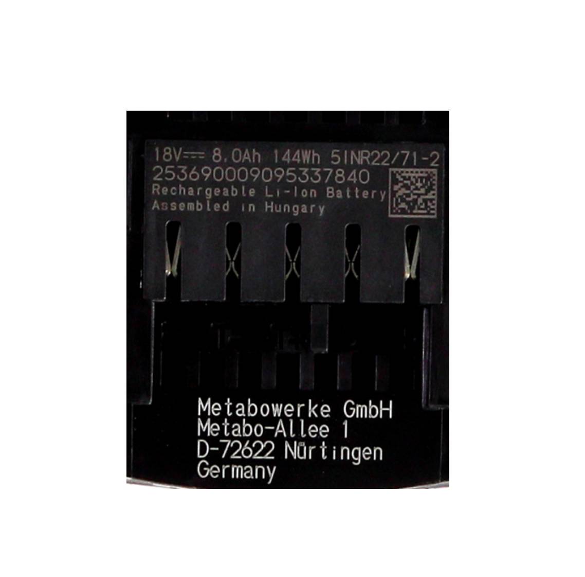 Metabo LiHD 2x Akkupack 18V 8,0Ah ( 625369000 )