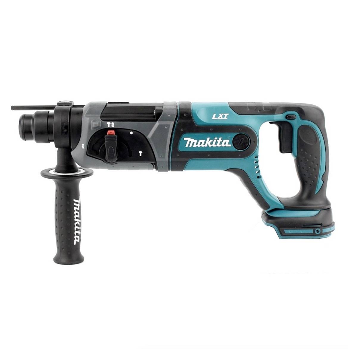Makita DHR 241 Z 18 V Li-Ion Akku Bohrhammer mit SDS-Plus Aufnahme Solo + Makita D-42444 SDS-Plus Bohrer-Meißel-Set 17 tlg. im Alu Koffer - ohne
