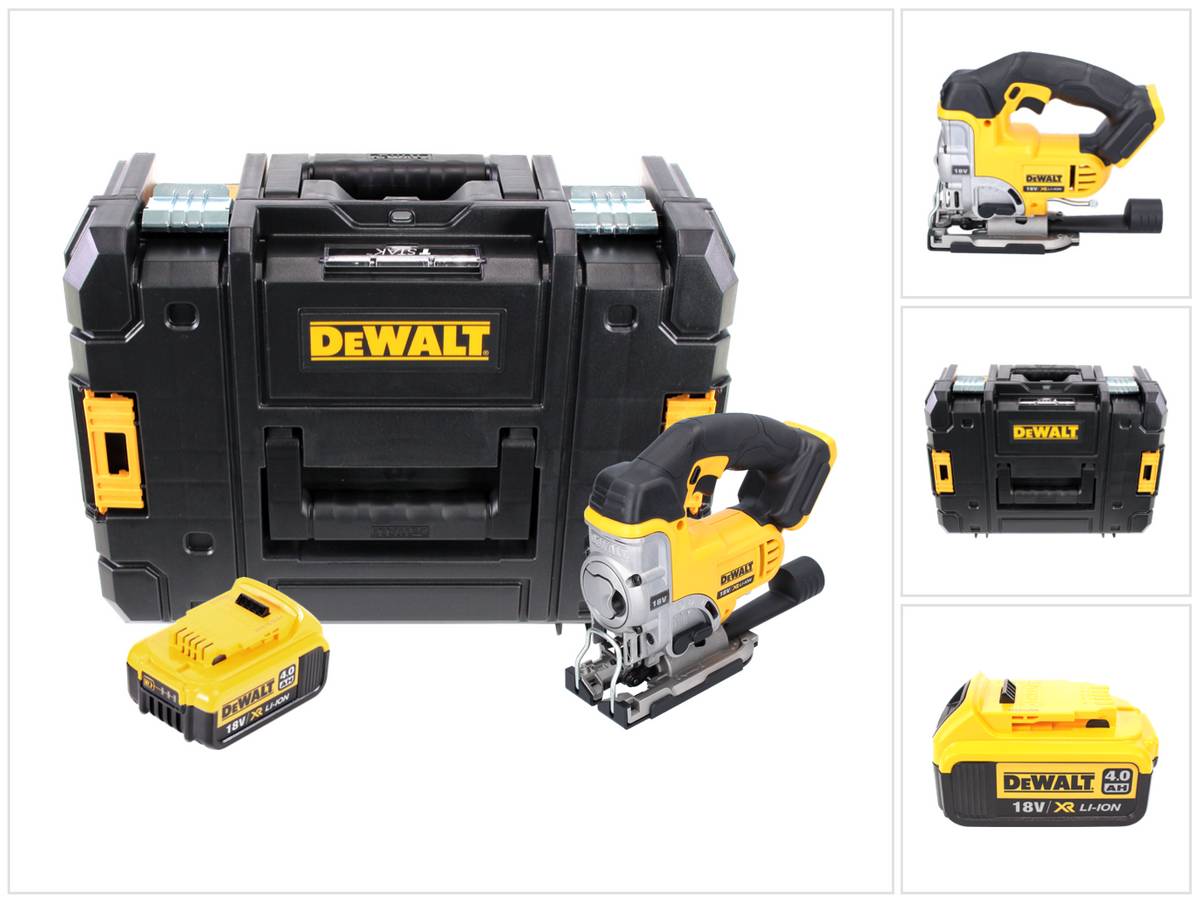 DeWalt DCS 331 NT Akku Stichsäge 18 V + 1x Akku 4,0 Ah + TSTAK - ohne Ladegerät