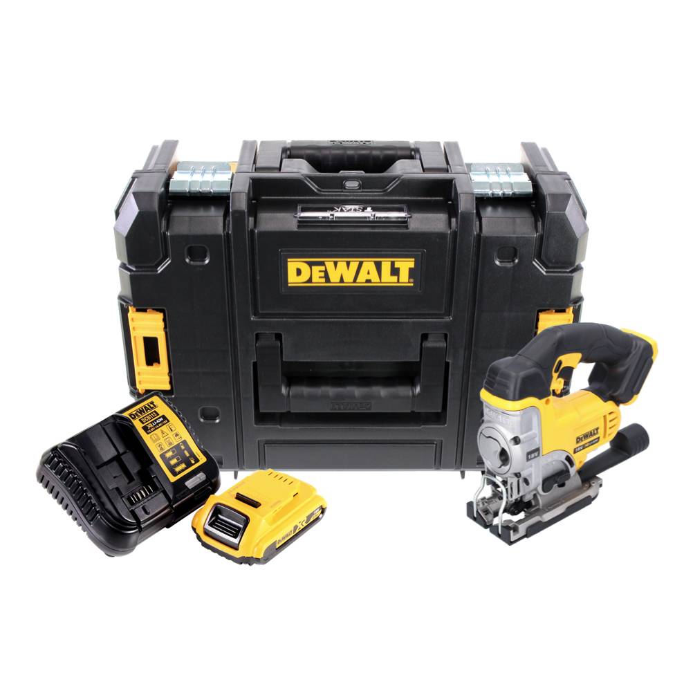 DeWalt DCS 331 D1 Akku Stichsäge 18 V + 1x Akku 2,0 Ah + Ladegerät + TSTAK