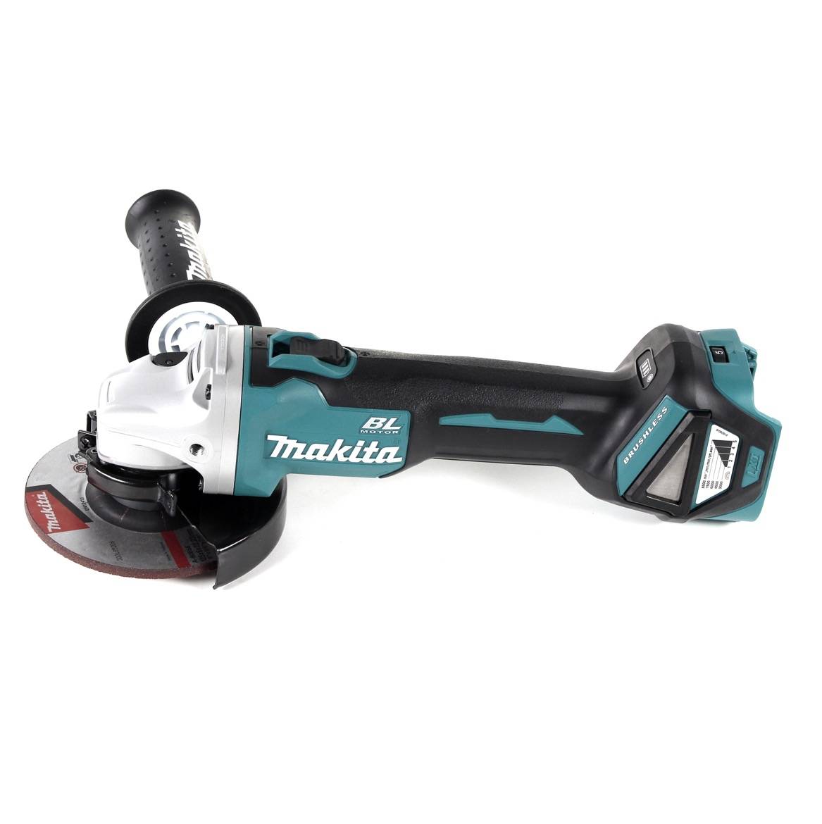Makita DGA 511 RMJ Akku Winkelschleifer 18V 125mm Brushless + 2x Akku 4,0Ah + Ladegerät + Makpac