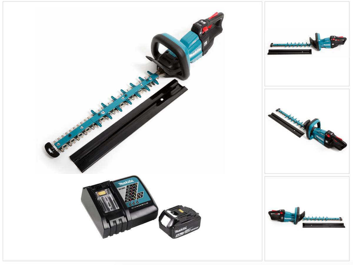 Makita DUH 502 RT1 Akku Heckenschere 18V 50cm + 1x Akku 5,0 Ah + Ladegerät