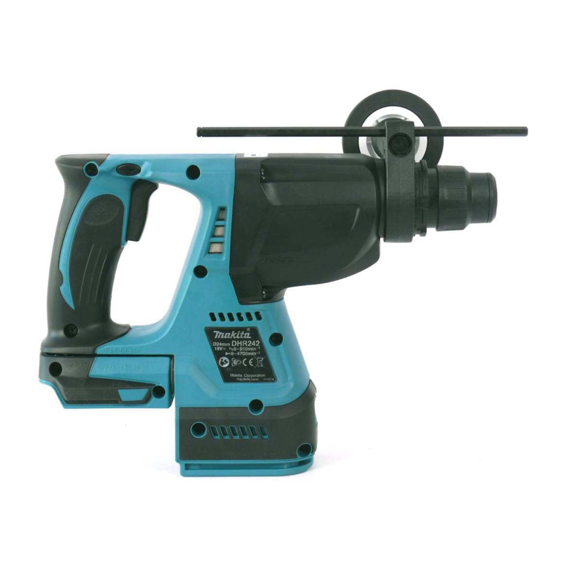 Makita DHR 242 RG1J Akku Bohrhammer 18V 2,0J SDS-plus Brushless + 1x Akku 6,0Ah + Ladegerät + Makpac