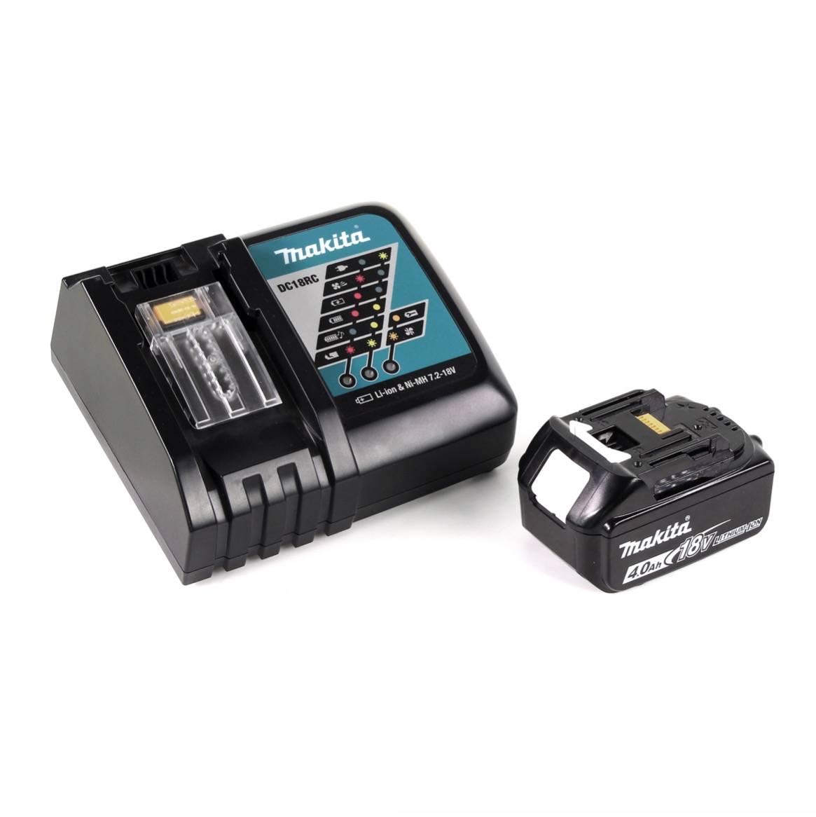 Makita DDF 485 RM1J Akku Bohrschrauber 18V 50Nm im Makpac + 1x 4,0 Ah Akku + Ladegerät