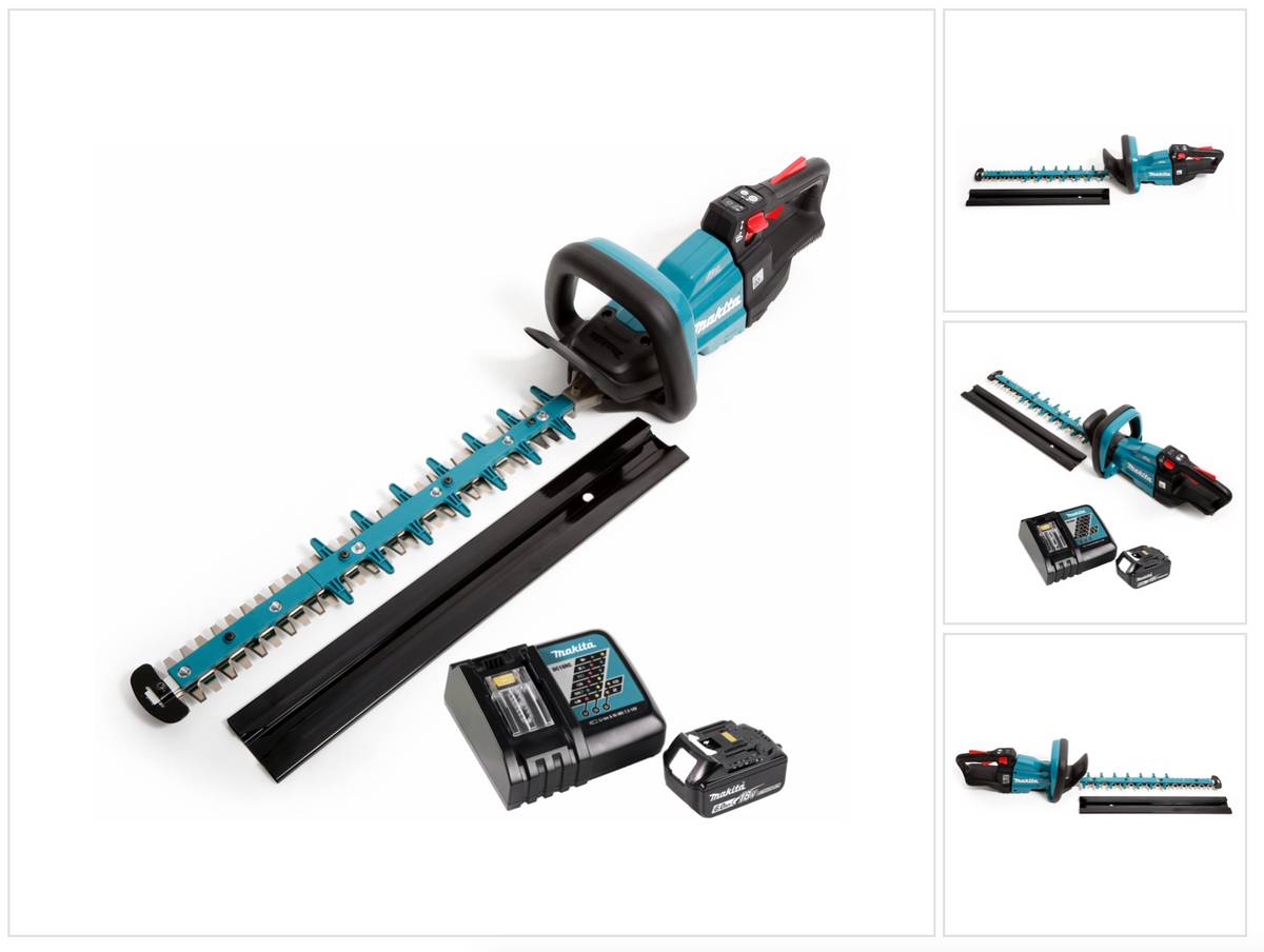 Makita DUH 502 RG1 Akku Heckenschere 18V 50cm + 1x Akku 6,0 Ah + Ladegerät