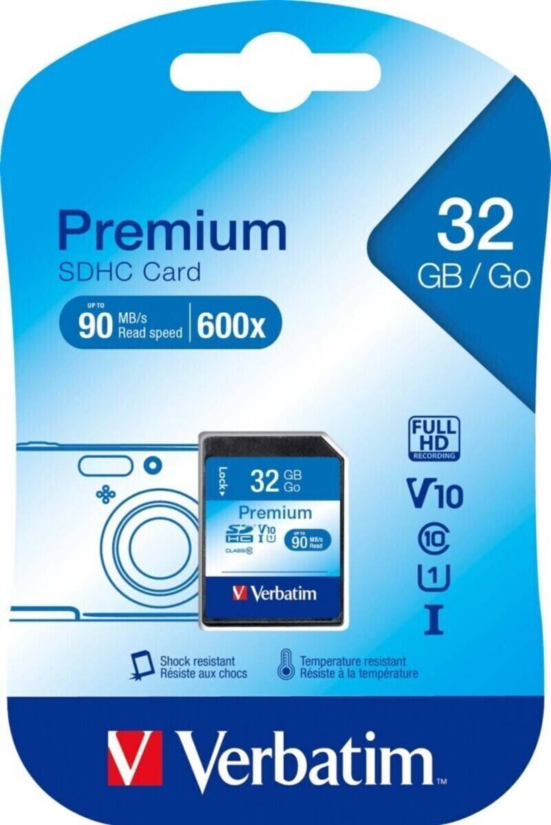 Verbatim SDHC-Card 32GB 43963