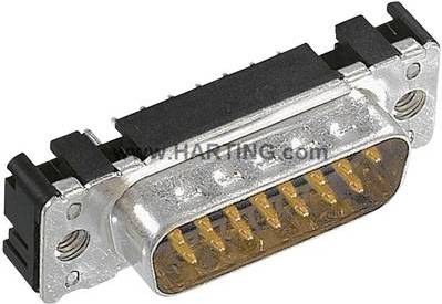 Harting CONN D-SUB PLUG 9POS VERT SOLDER - 9651617712 - 1 Stück