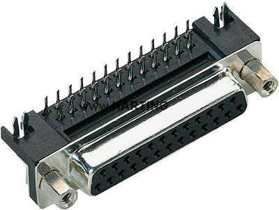 Harting D-SUB Stiftleiste 90 ° Polzahl: 37 Löten 09 68 463 5812 1 St