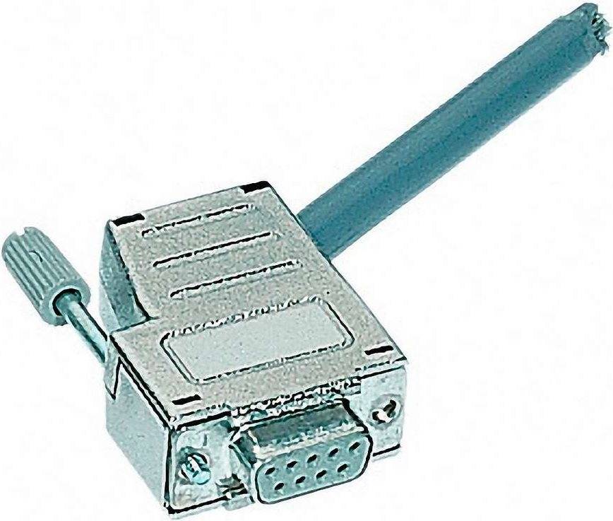 Harting D-SUB Gehäuse Polzahl: 25 Kunststoff, metallisiert 180 °, 45 ° Silber 09 67 025 0435 1 St