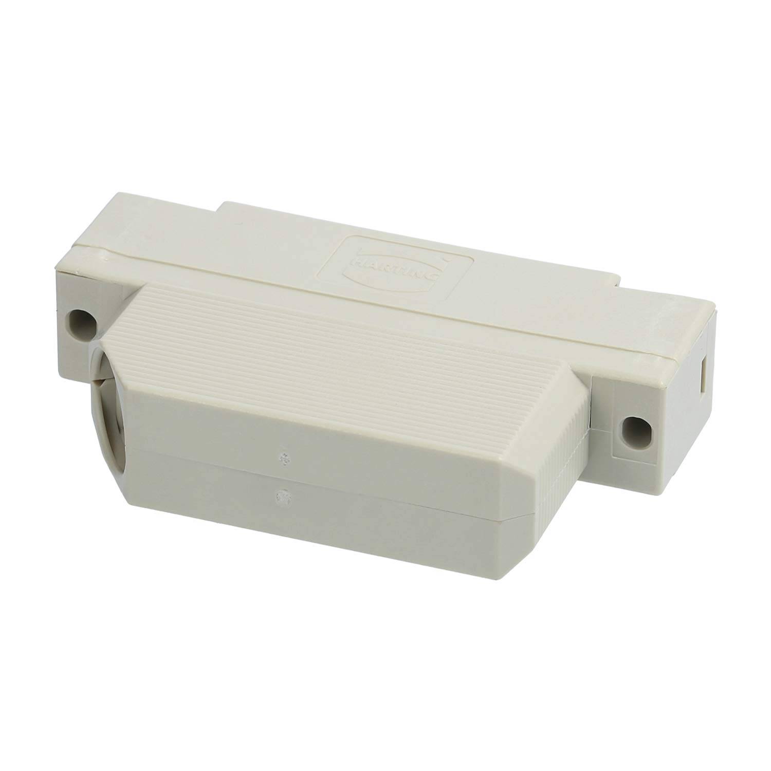 09670370573 HARTING D-Sub Kunststoffgehäuse mit Schirmblech passend für D-Sub Einsatz 37-polig seitlich - 1Stück