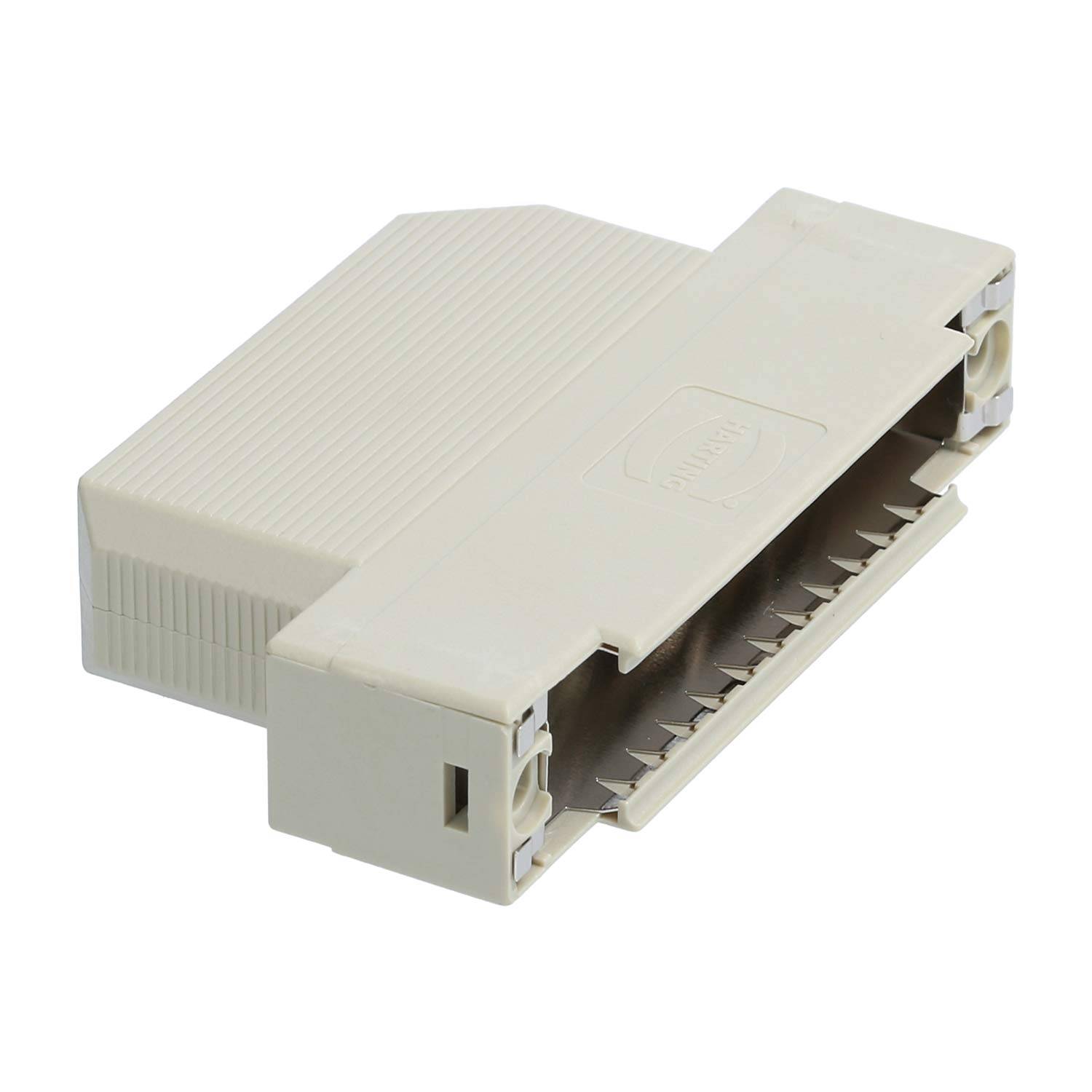 09670370573 HARTING D-Sub Kunststoffgehäuse mit Schirmblech passend für D-Sub Einsatz 37-polig seitlich - 1Stück