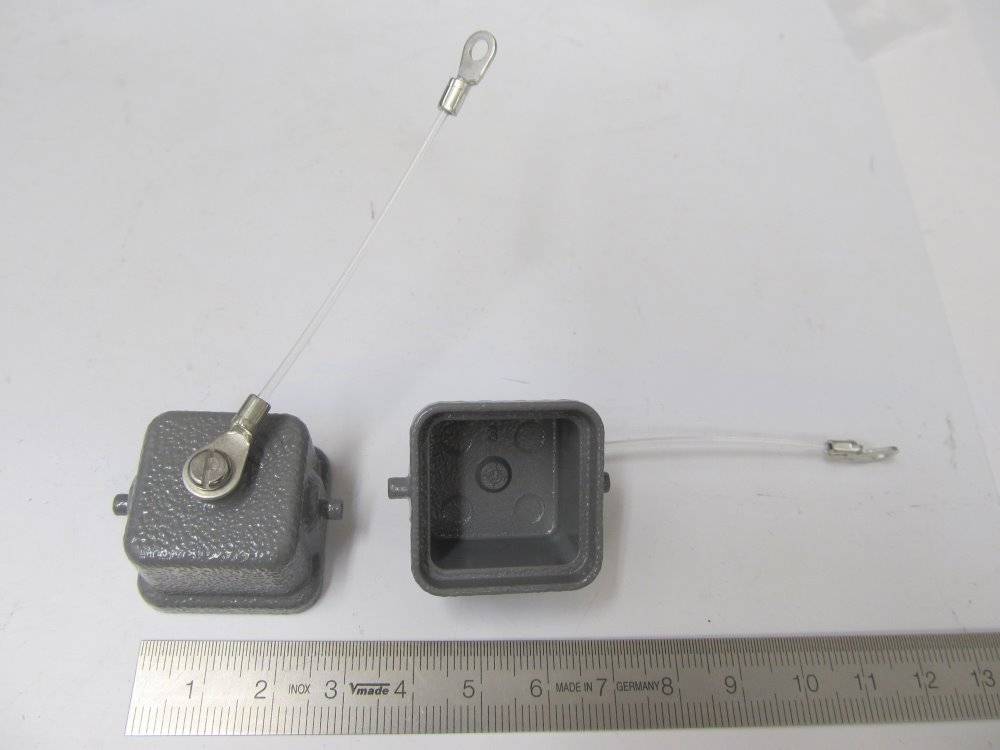 HAN-3A Abdeckkappe für Gehäuseunterteile Metall bei montiertem Stifteinsatz - 09200035426 - 1 Stück