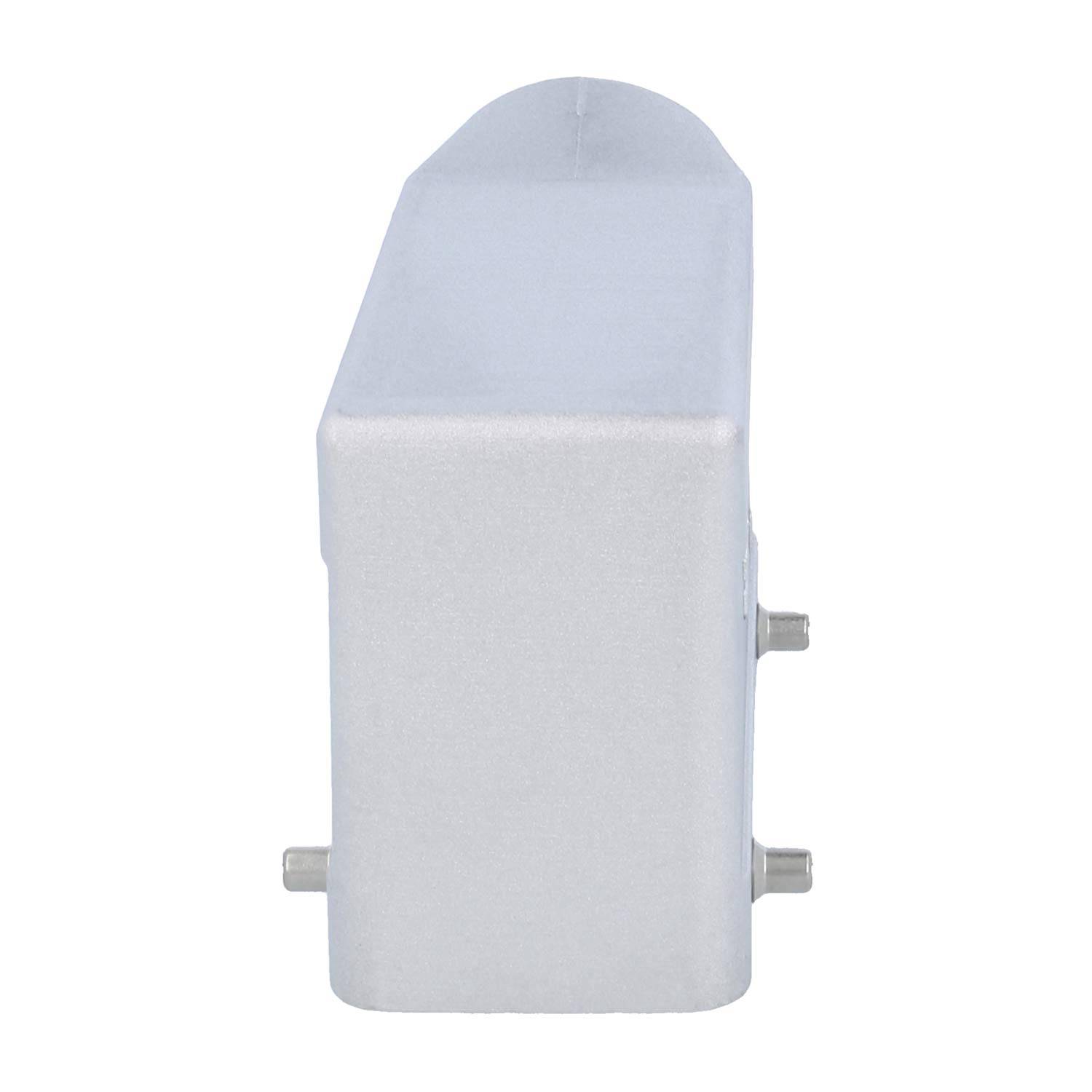 Eine rechteckige, wandmontierte Wi-Fi-Antenne mit sichtbaren Kabelanschlüssen an der Seite. Entworfen für die Erweiterung von Außennetzwerken.