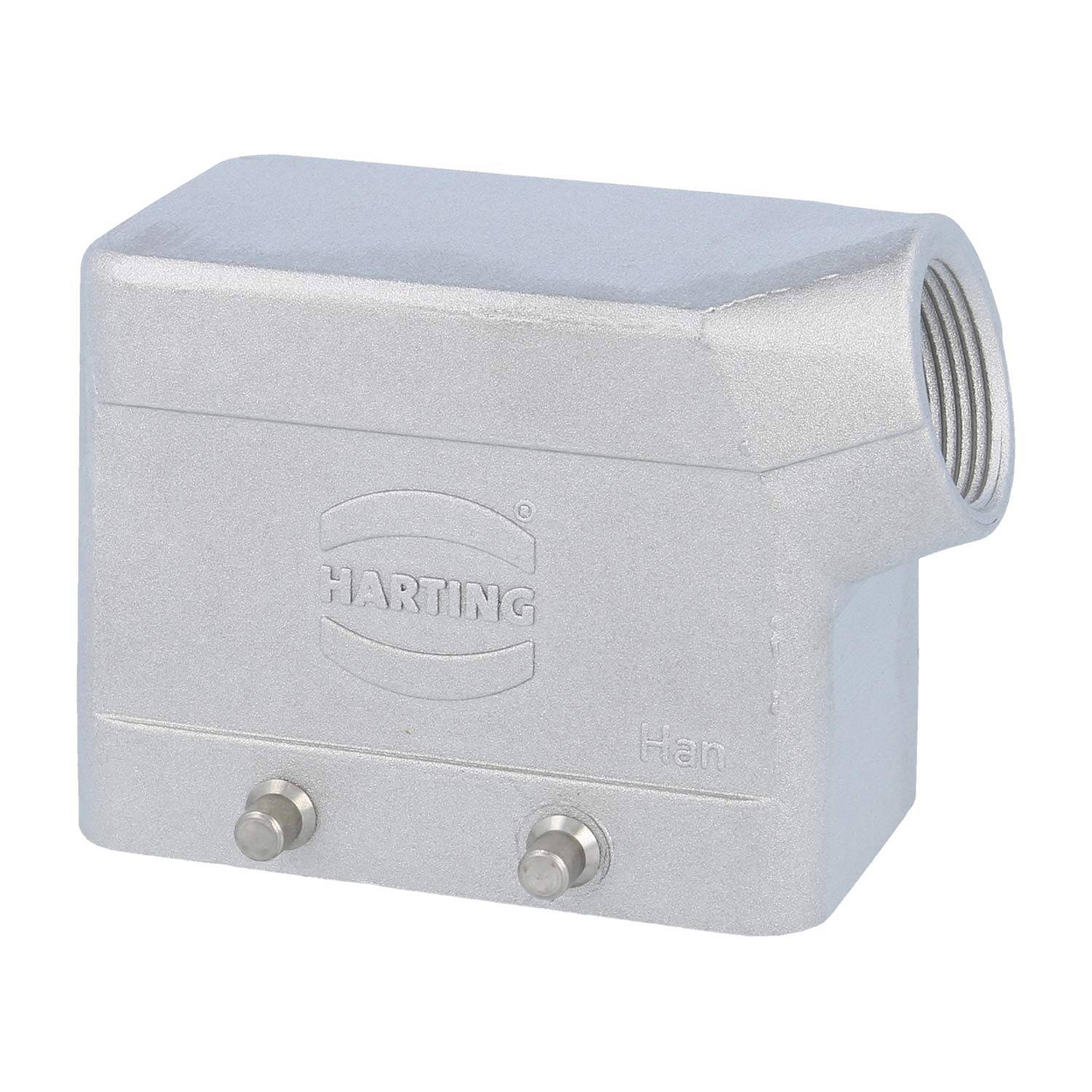 Rechteckiges Metallstecker-Gehäuse mit 