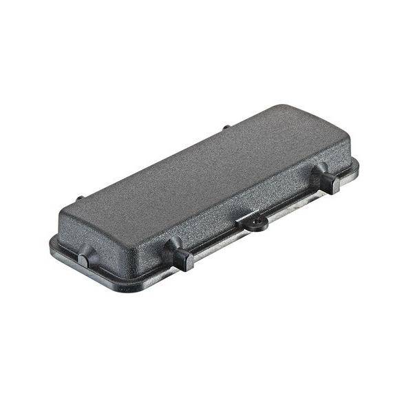 Ventildeckeldichtung, ein rechteckiges Metallteil des Automotors mit strukturierter Oberfläche, das verwendet wird, um Öllecks im Motor zu abdichten und zu verhindern.