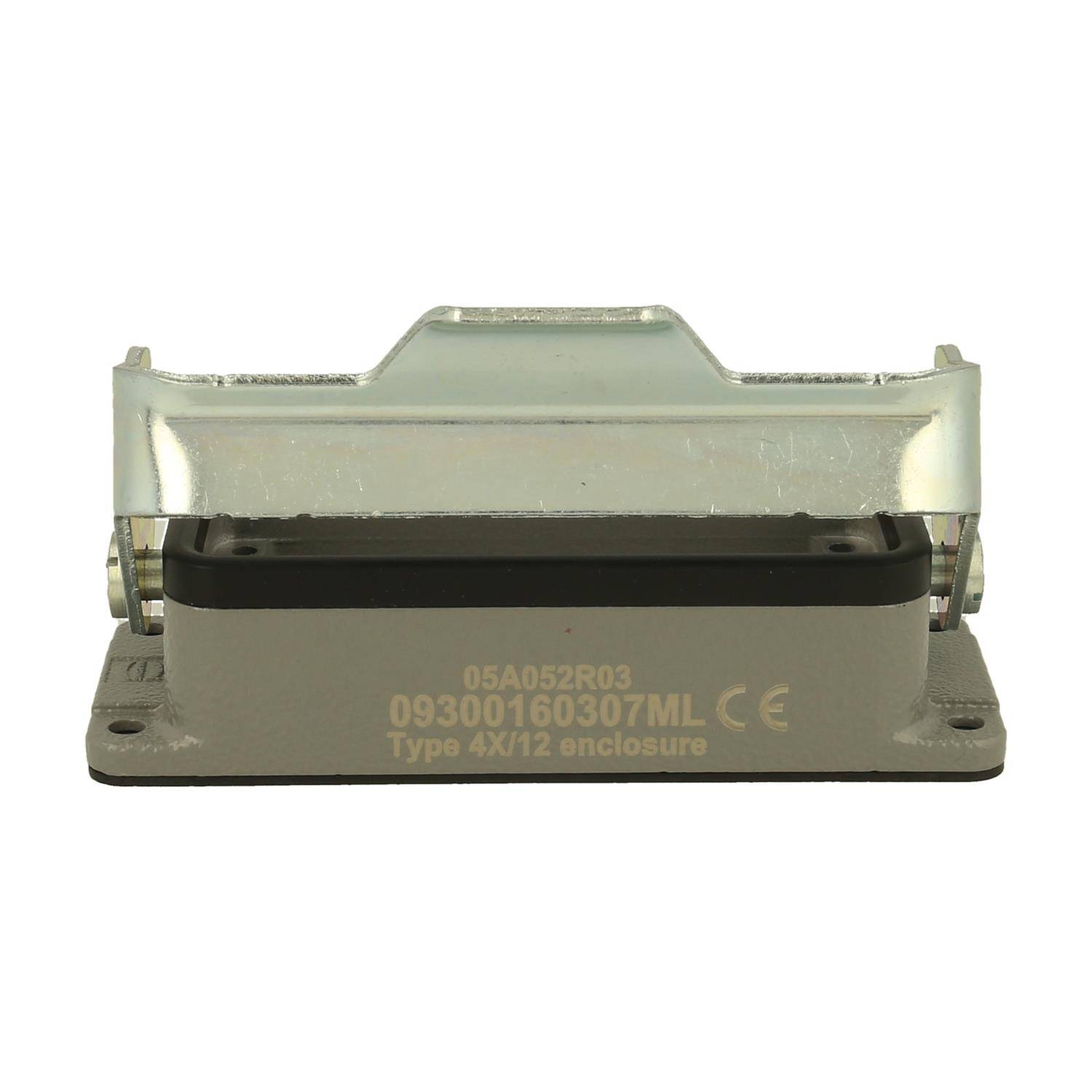 HARTING 16B Anbaugehäuse mit 1 Bügel ohne Kappe mit Metallbügel - 1 Stück