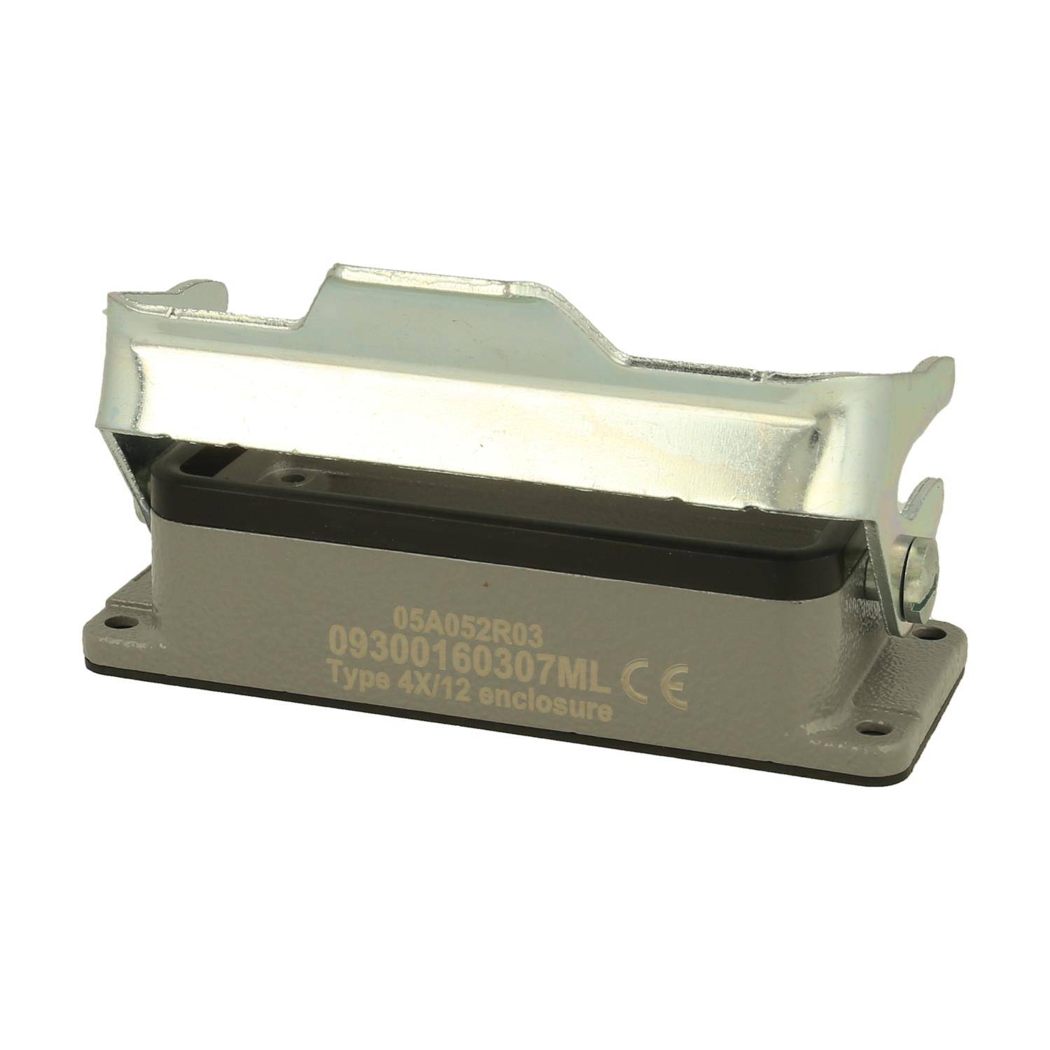 HARTING 16B Anbaugehäuse mit 1 Bügel ohne Kappe mit Metallbügel - 1 Stück