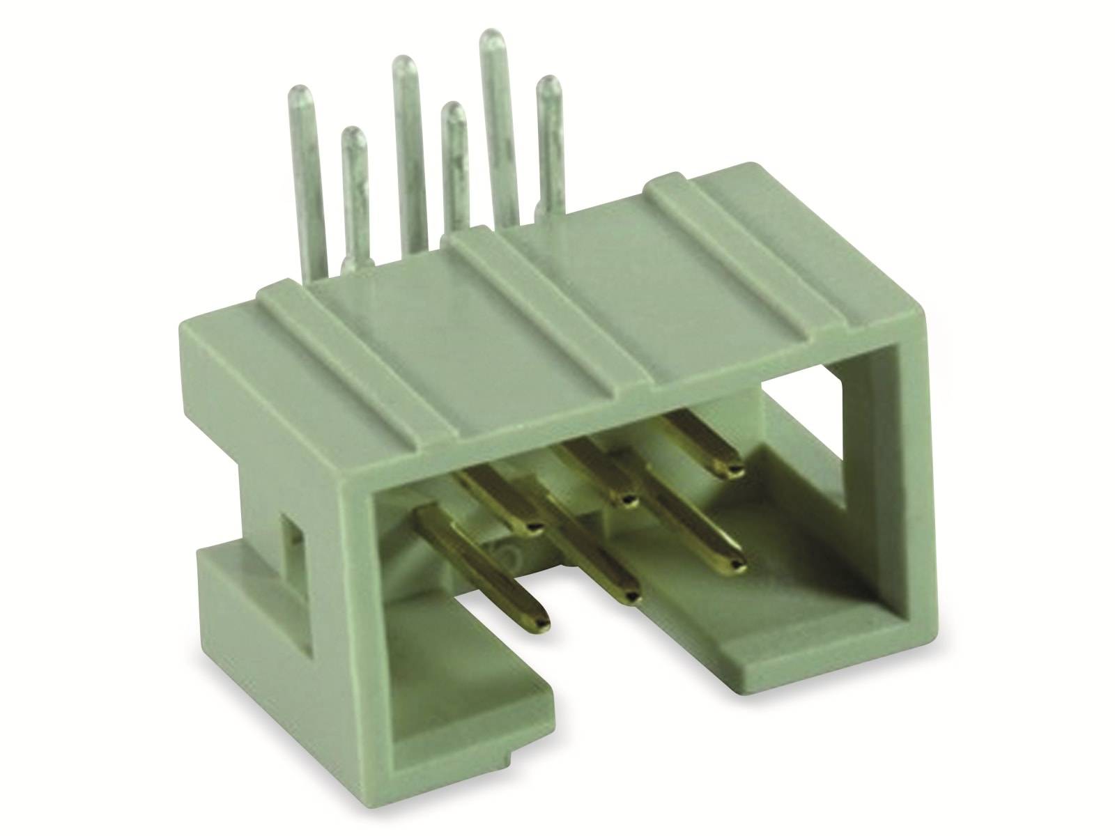 HARTING Wannenstiftleiste gewinkelt ohne Verriegelung, 09 18 510 6323, Kontakte 10