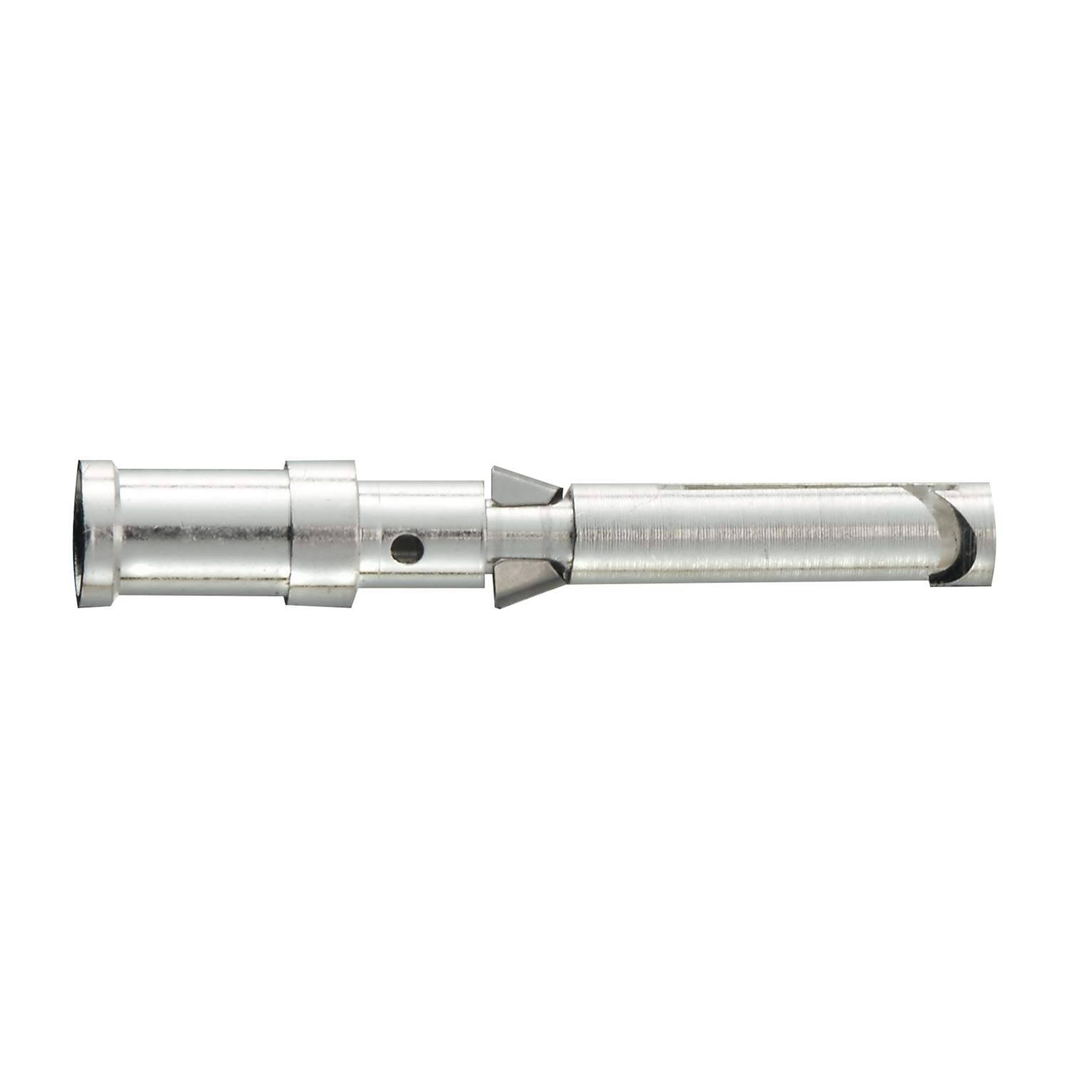 Ein metallischer Expansionsankerstift mit zylindrischem Körper und verjüngtem Abschnitt, der zum Befestigen von Objekten in Beton- oder Mauerungsflächen verwendet wird.
