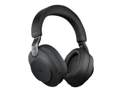 Jabra Evolve2 85 MS Over Ear Headset Bluetooth®, kabelgebunden Stereo Schwarz Mikrofon-Rauschunterdrückung Lautstärkeregelung