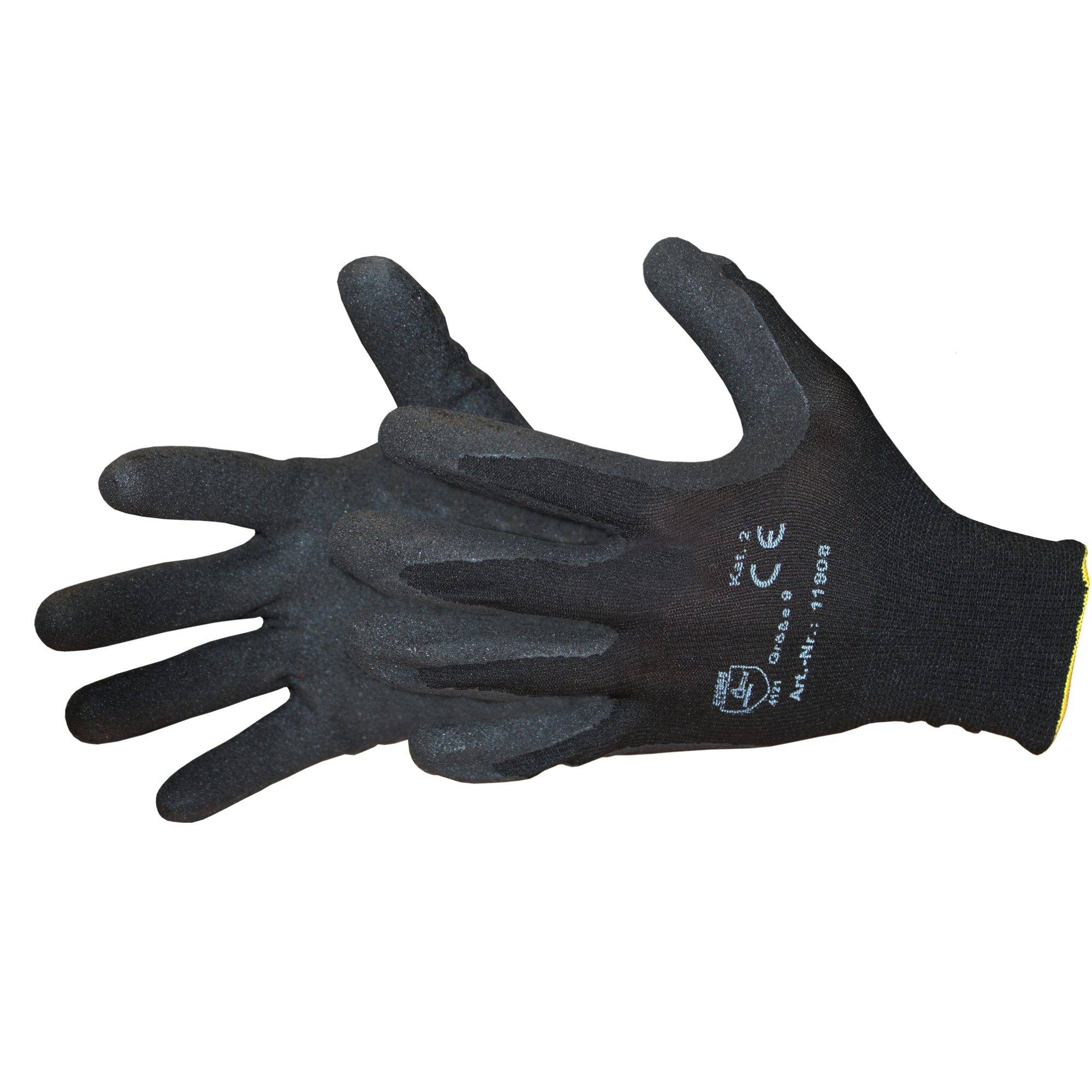 Montage-Handschuhe Gr. 9, Nylon-Strick, EN388 Kat.2 / Paar