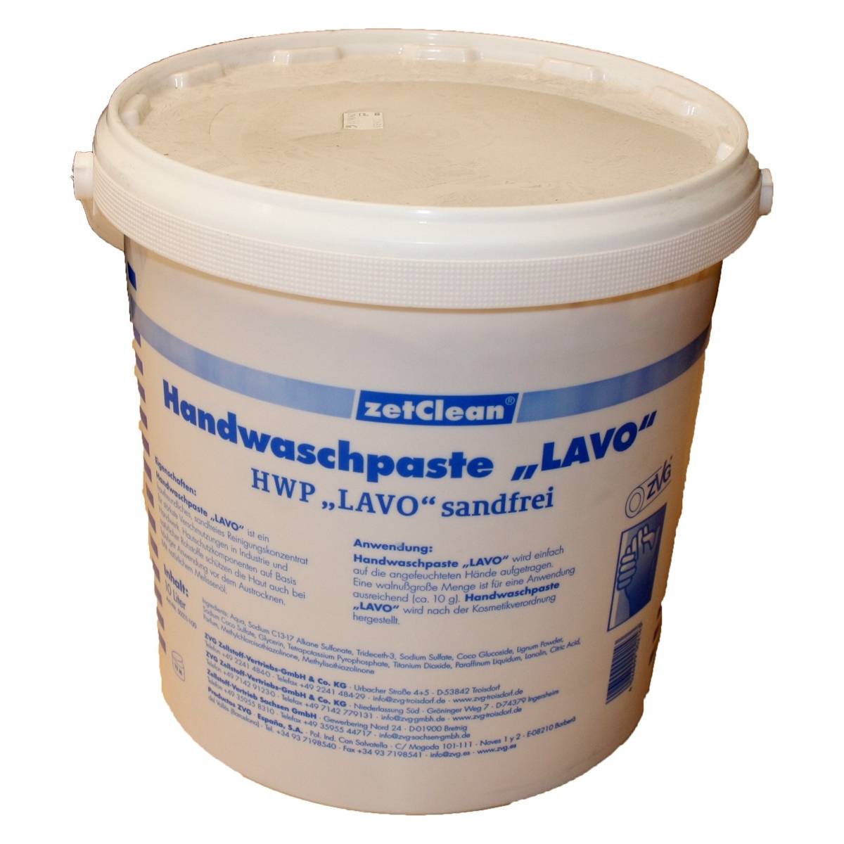 Handwaschpaste ohne Sand / Eimer a 10,0 Liter