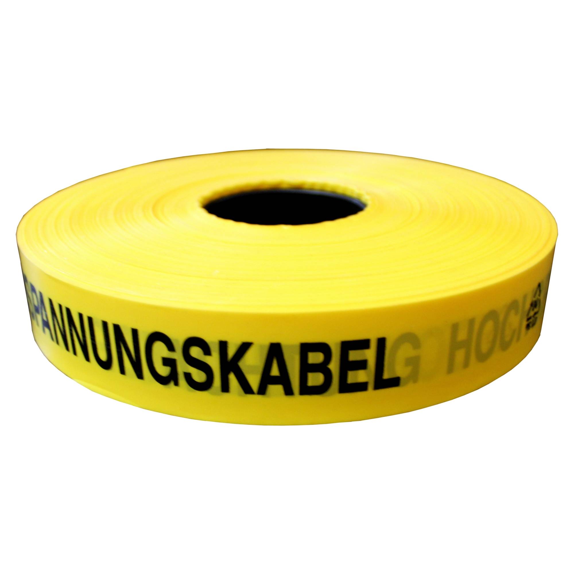 Trassenwarnband 'Achtung Hochspannungskabel' / Rolle 40 mm x 250 m