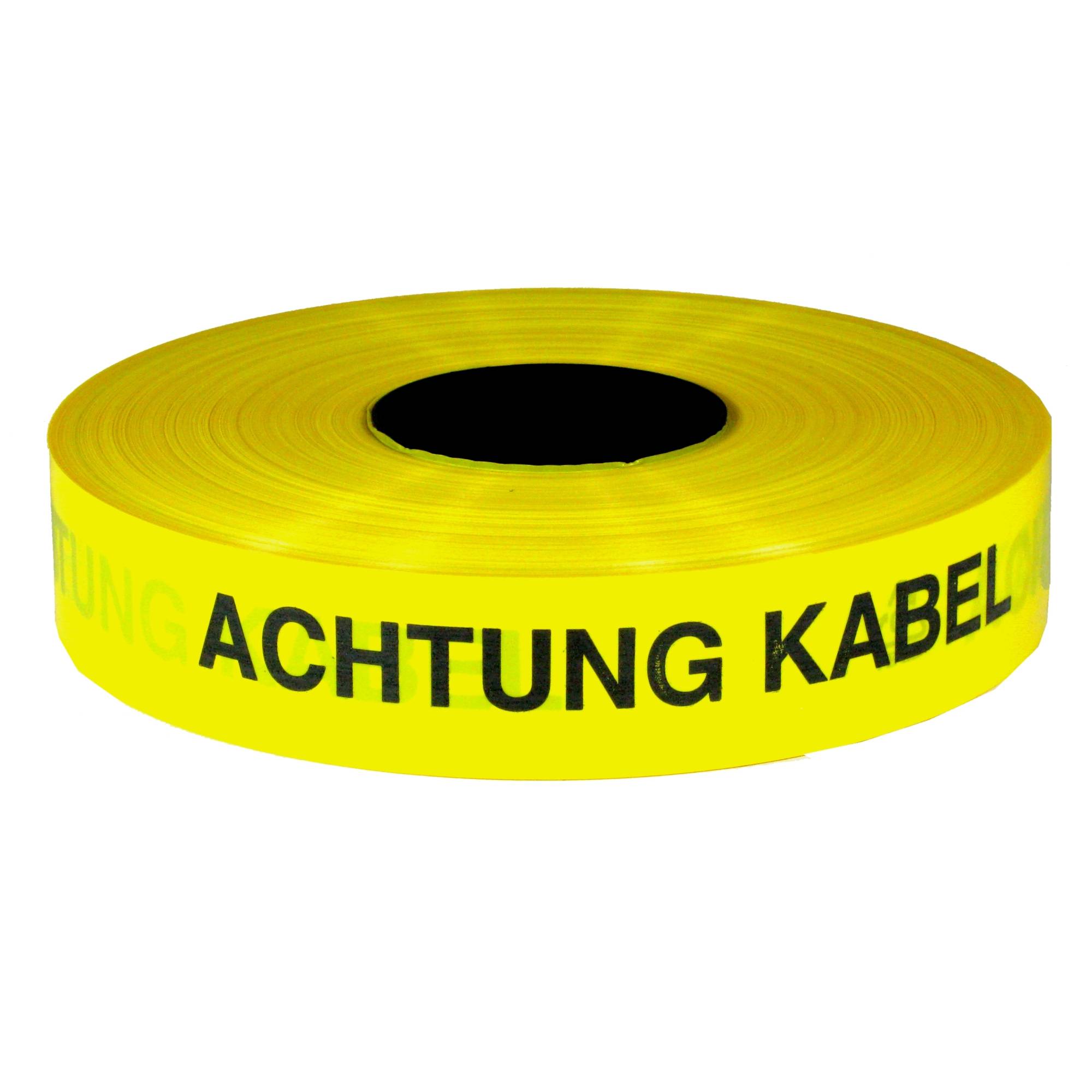 Trassenwarnband 'Achtung Kabel' / Rolle 40 mm x 250 m