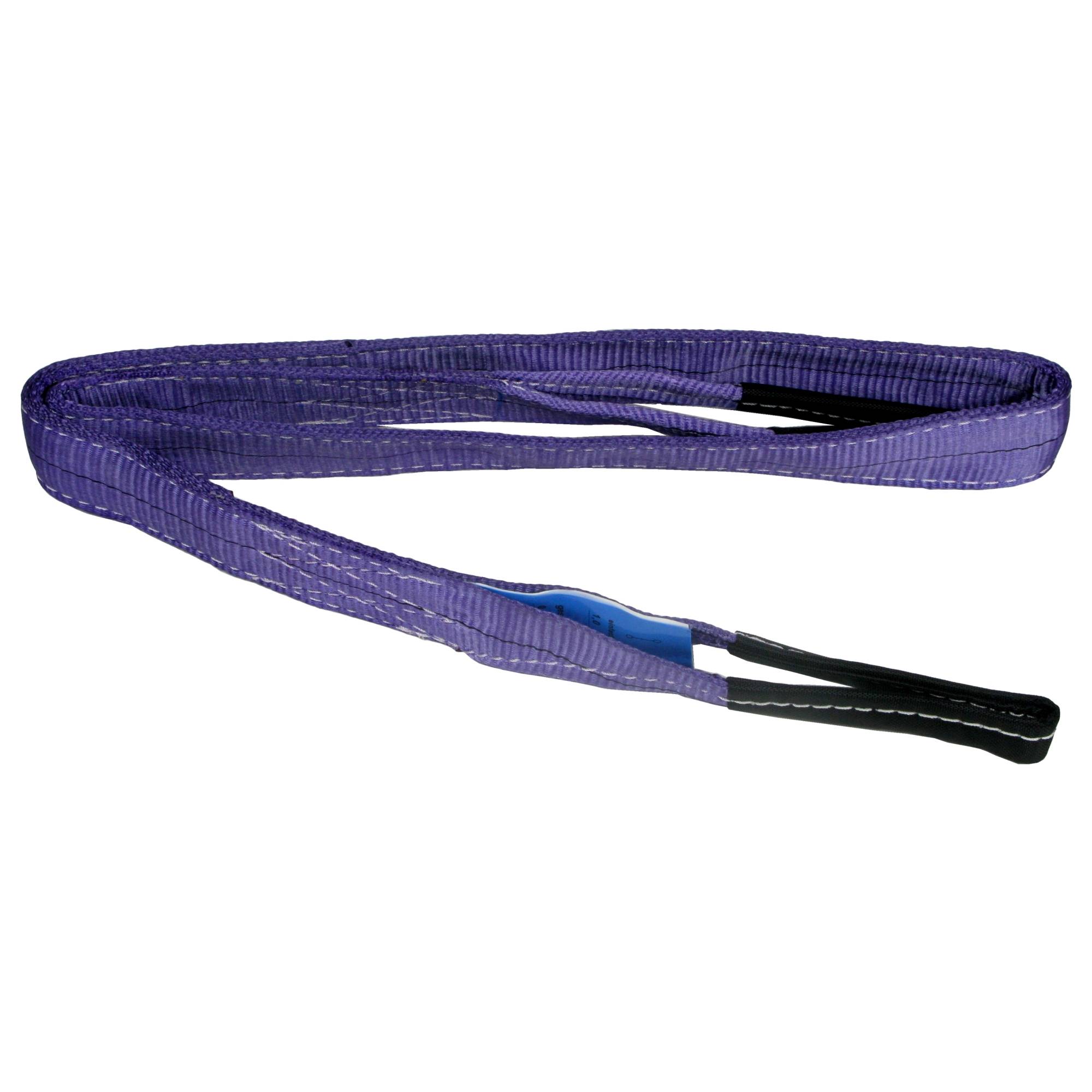 Hebeband violett, Tragkraft 1000 Kg, 2,0 m x 30 mm