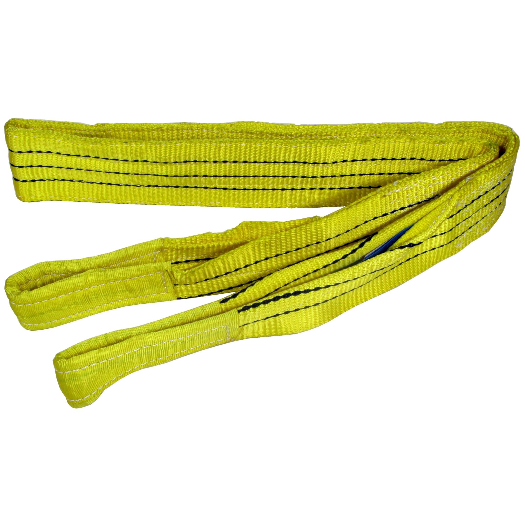 Hebeband gelb, Tragkraft 3000 Kg, 2,0 m x 90 mm