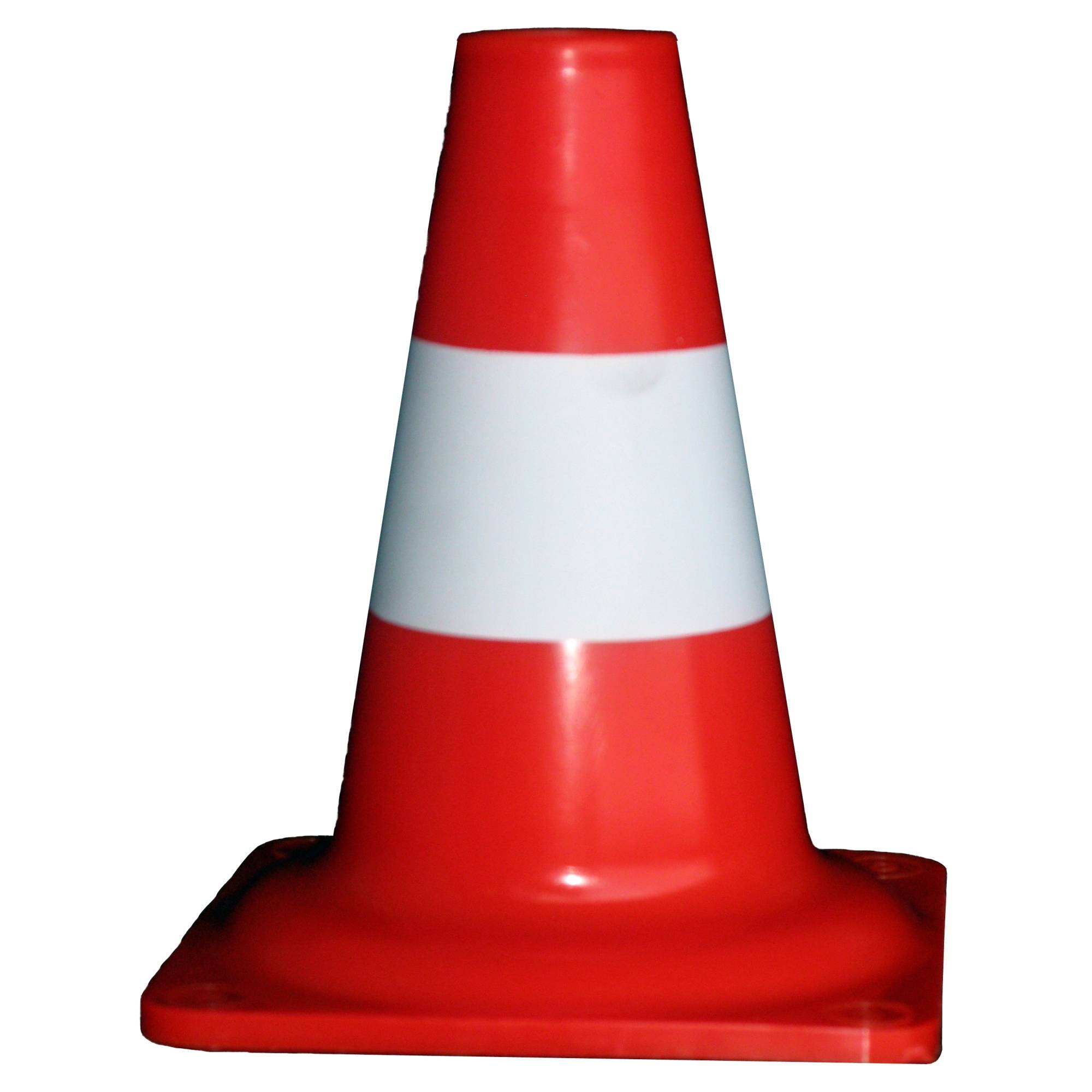 Leitkegel 200 mm rot-weiss