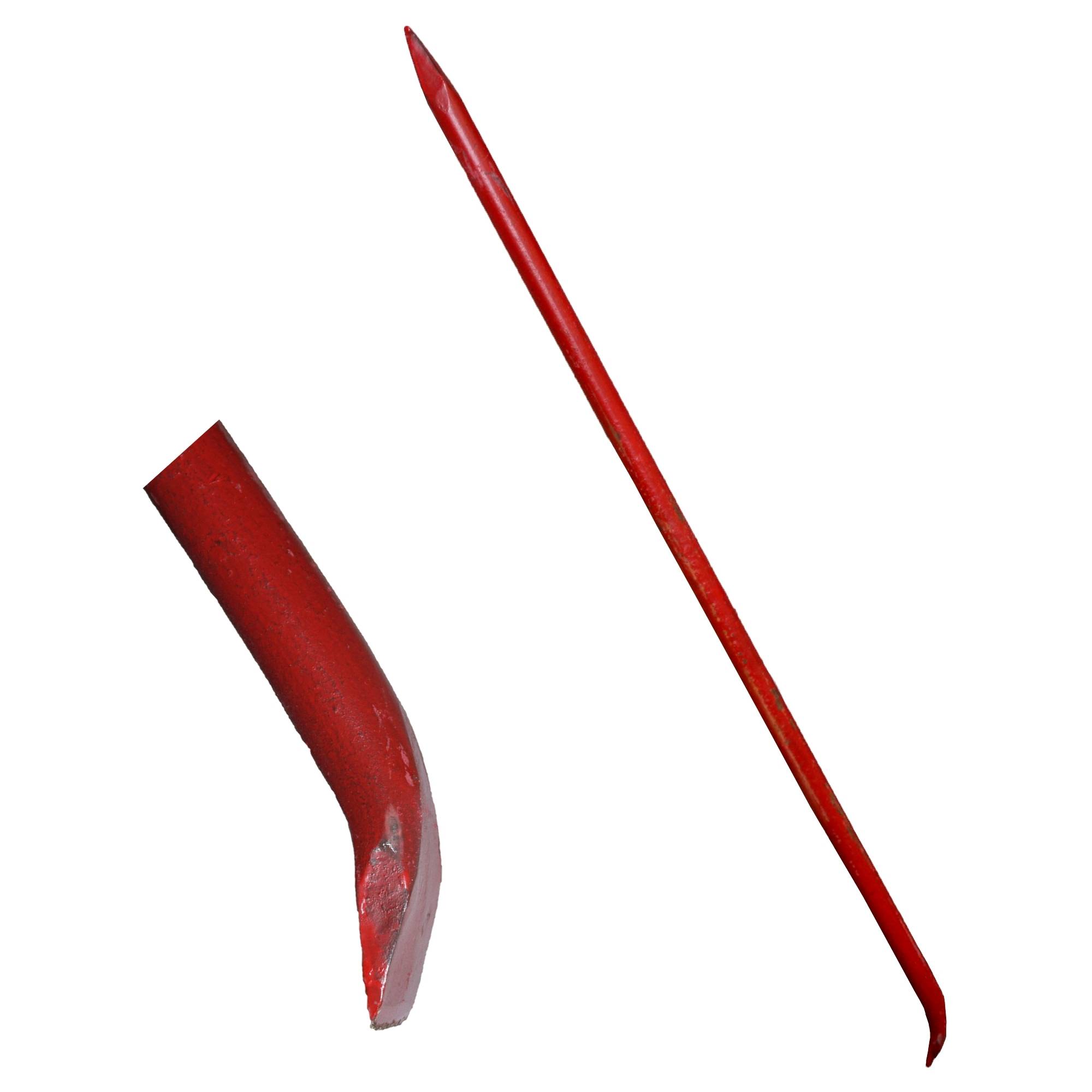 Brechstange 1250 mm, gebogene Schneide und Spitze