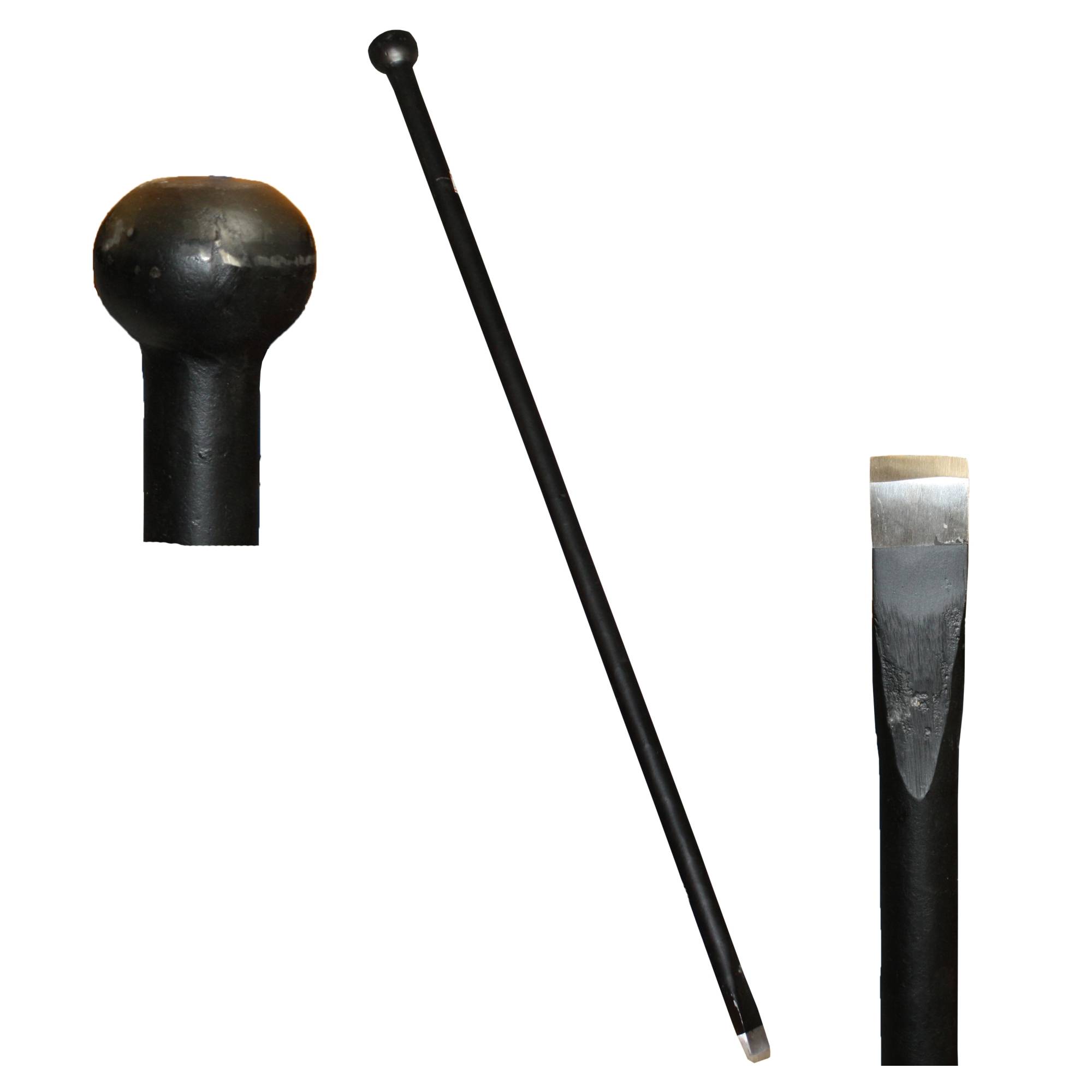 Brechstange 1250 mm, mit Kugelkopf und Schneide