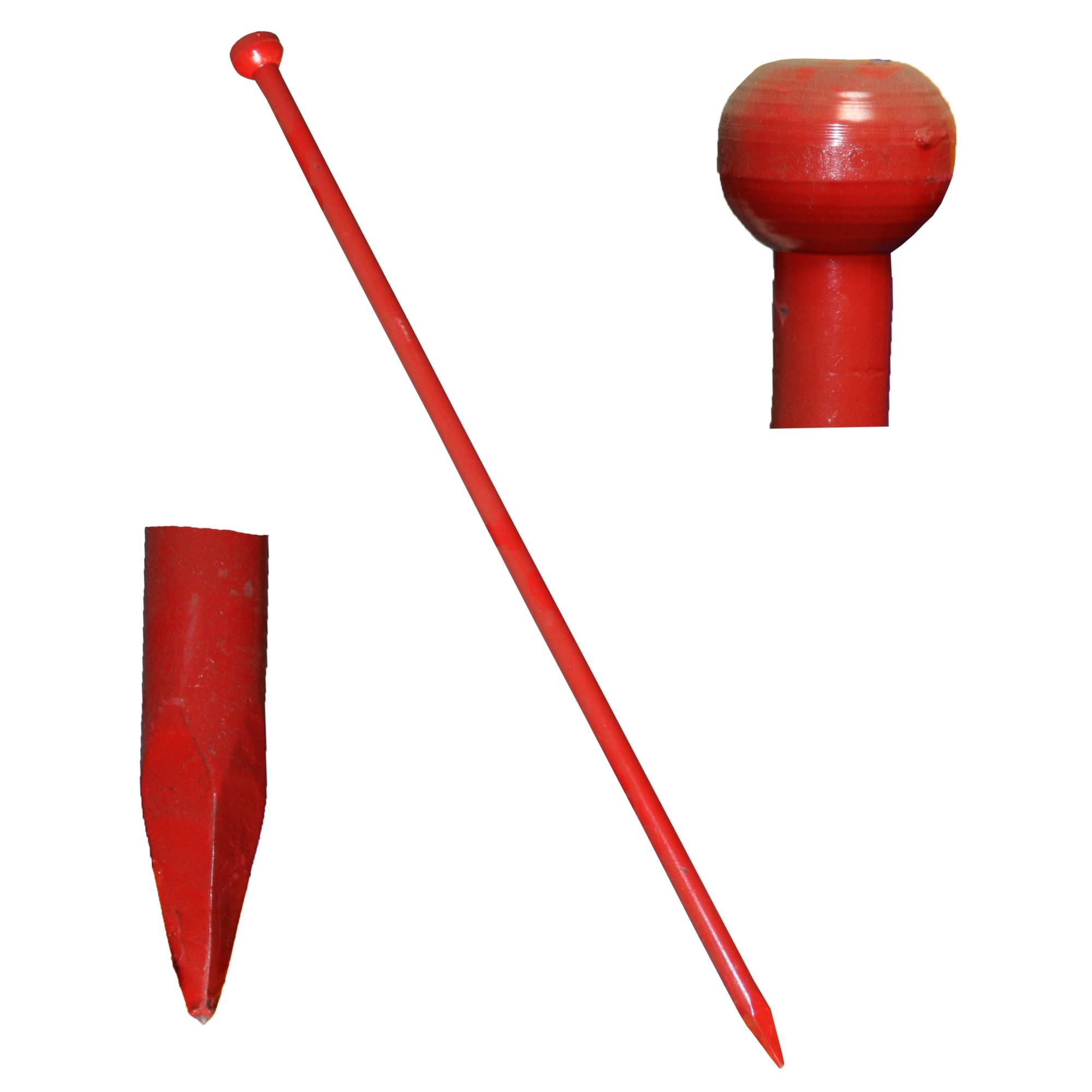 Brechstange 1250 mm, mit Kugelkopf und Spitze