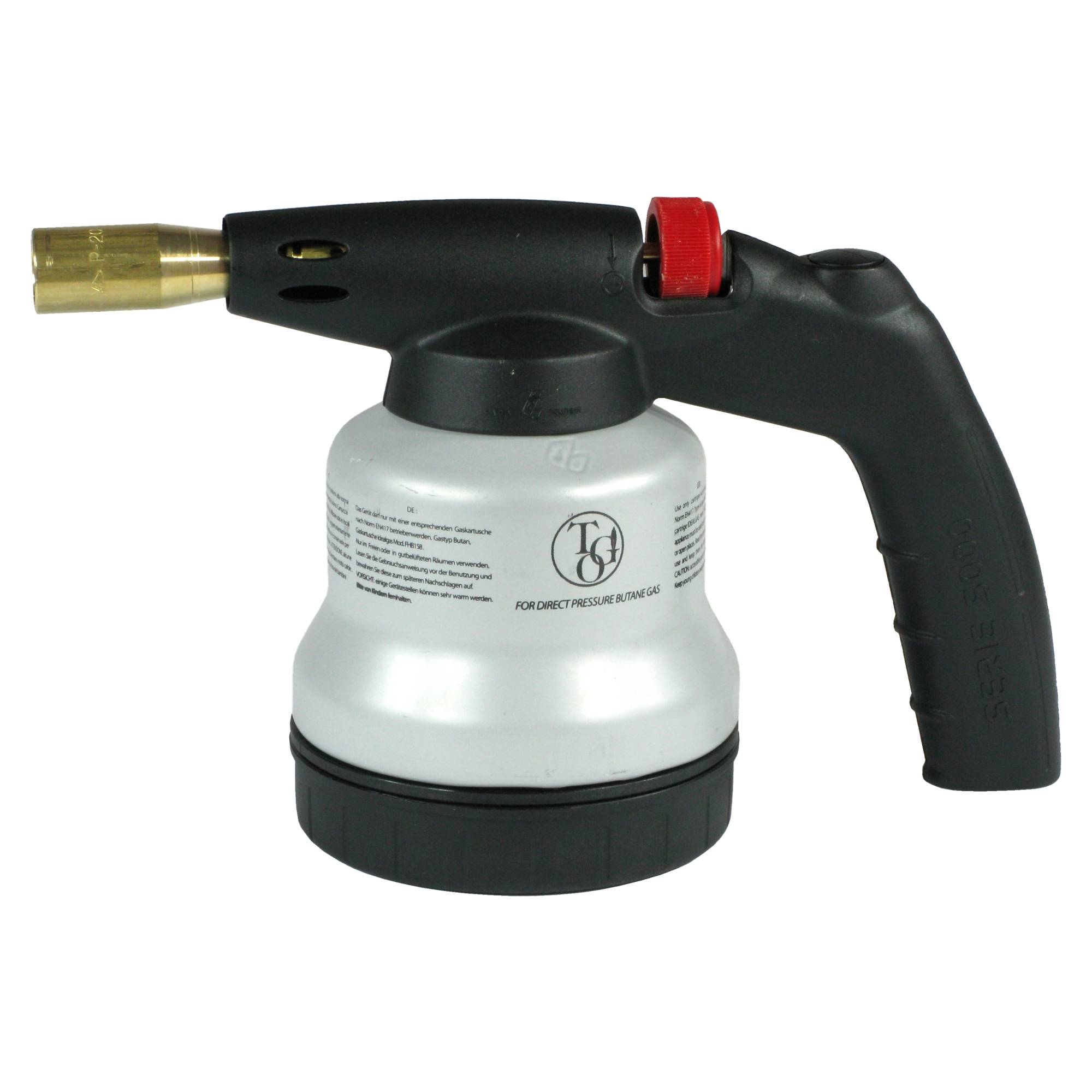 Gaslötlampe ohne Piezo-Zündung