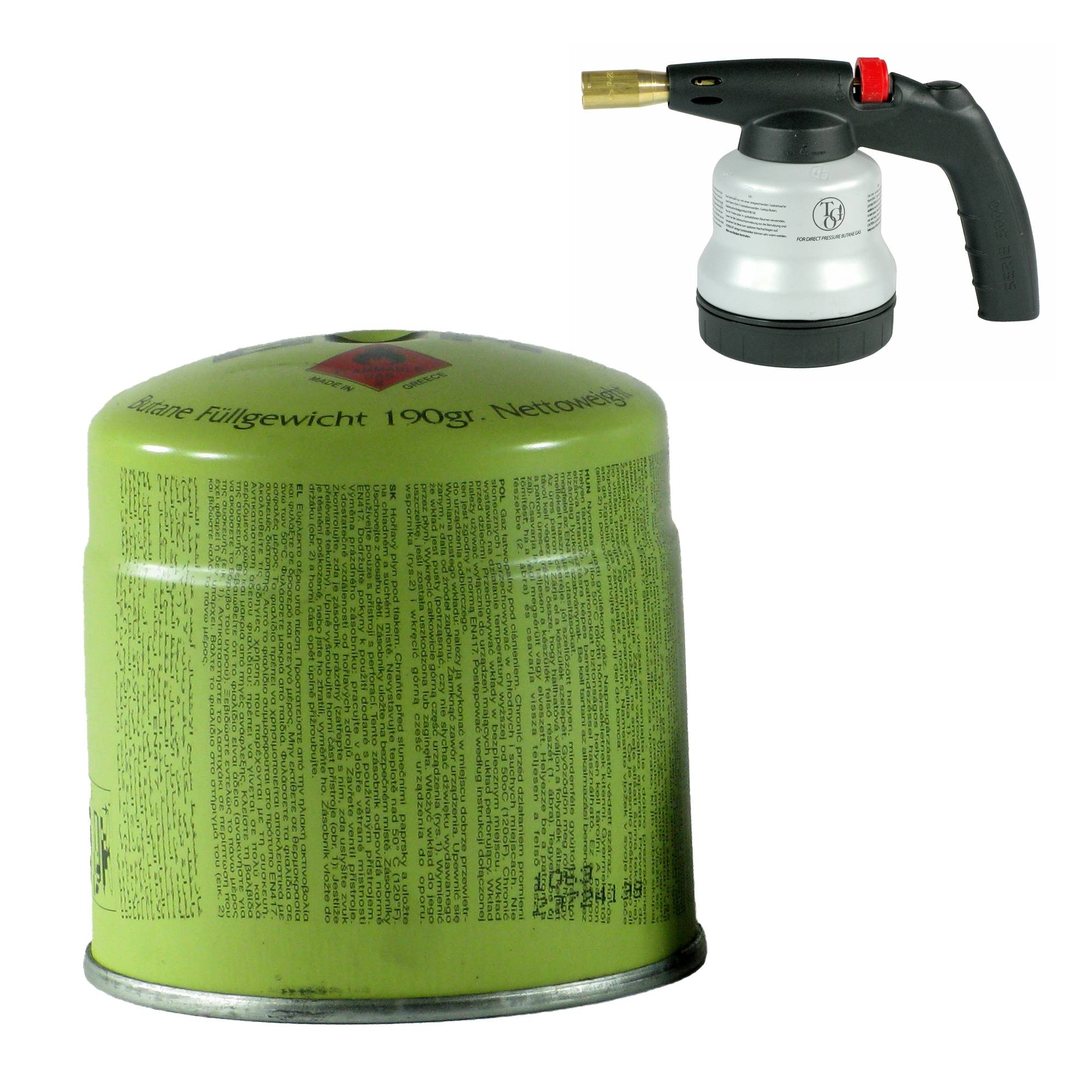 Gas-Kartusche 190 g, DIN EN417