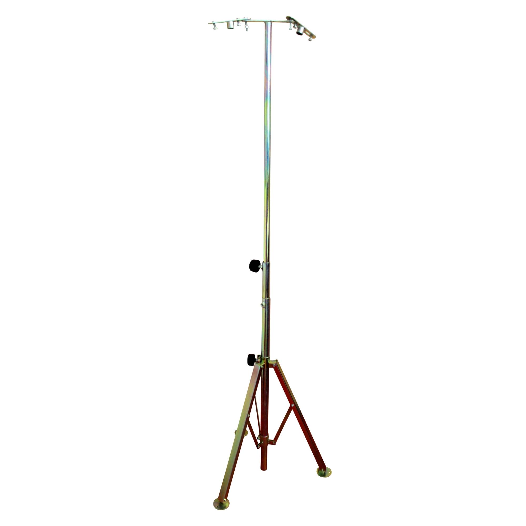 Leuchtenstativ 110 - 250 cm, 3-teilig, für 2 Leuchten