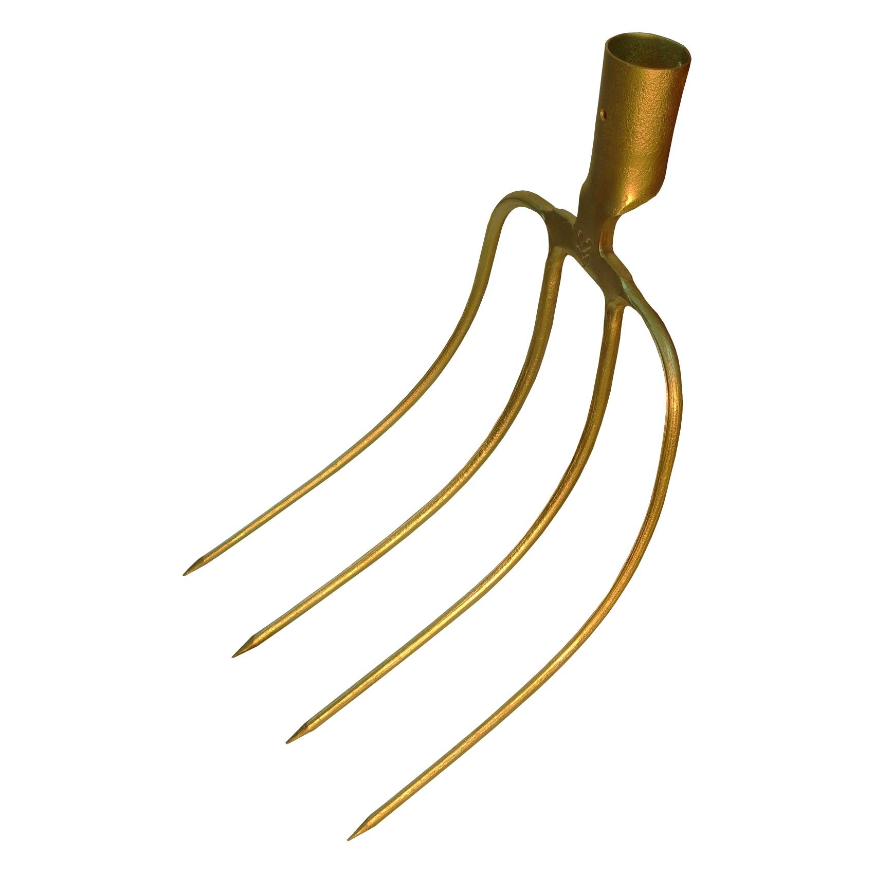 Dunggabel 4 Zinken + Dülle, ohne Stiel