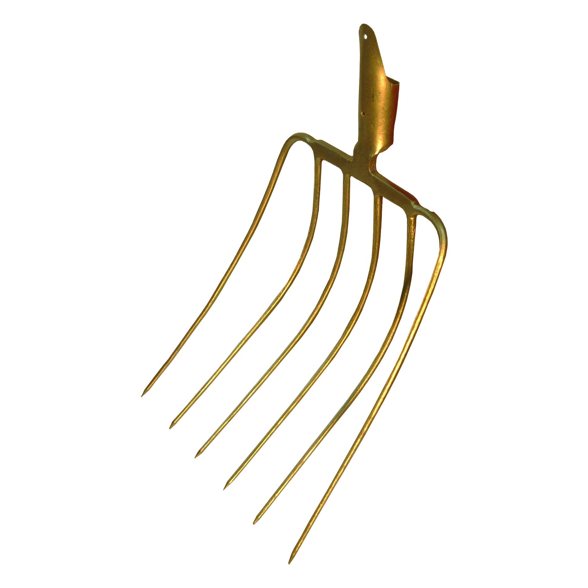 Maisgabel 6 Zinken + Federdülle, ohne Stiel