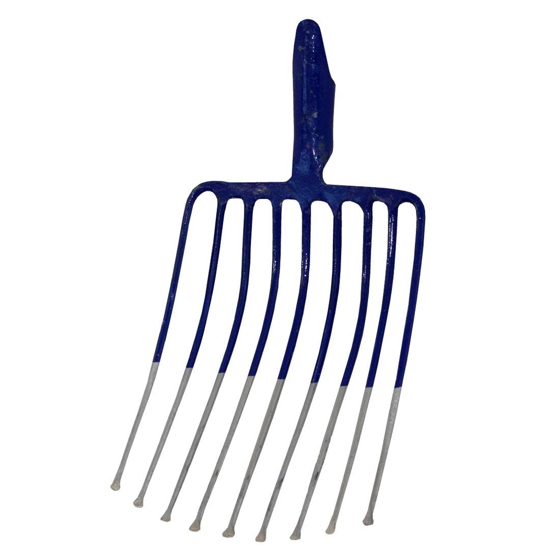Steingabel 9 Zinken + Federdülle, ohne Stiel