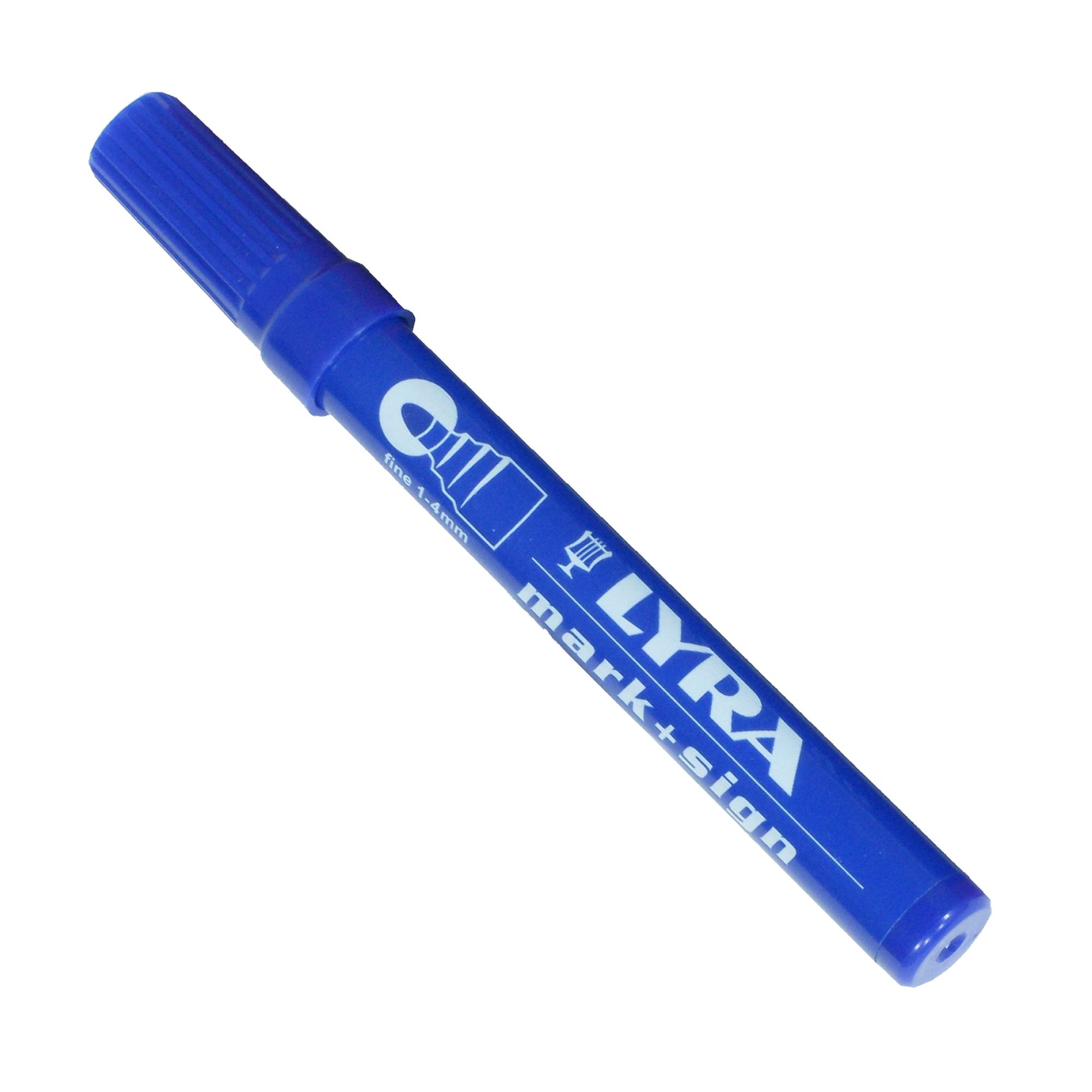 Permanent-Marker blau 1-4 mm