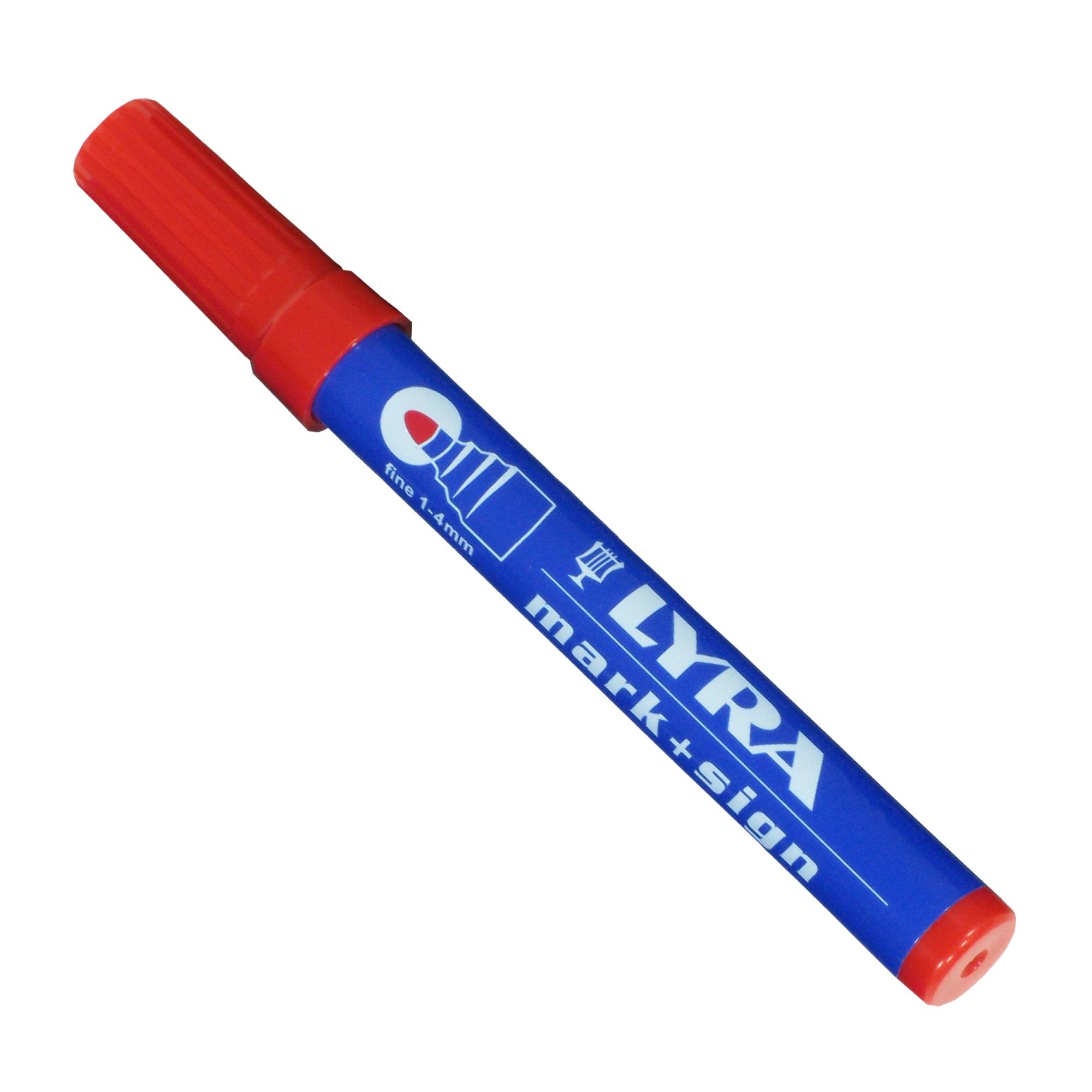 Permanent-Marker rot 1-4 mm