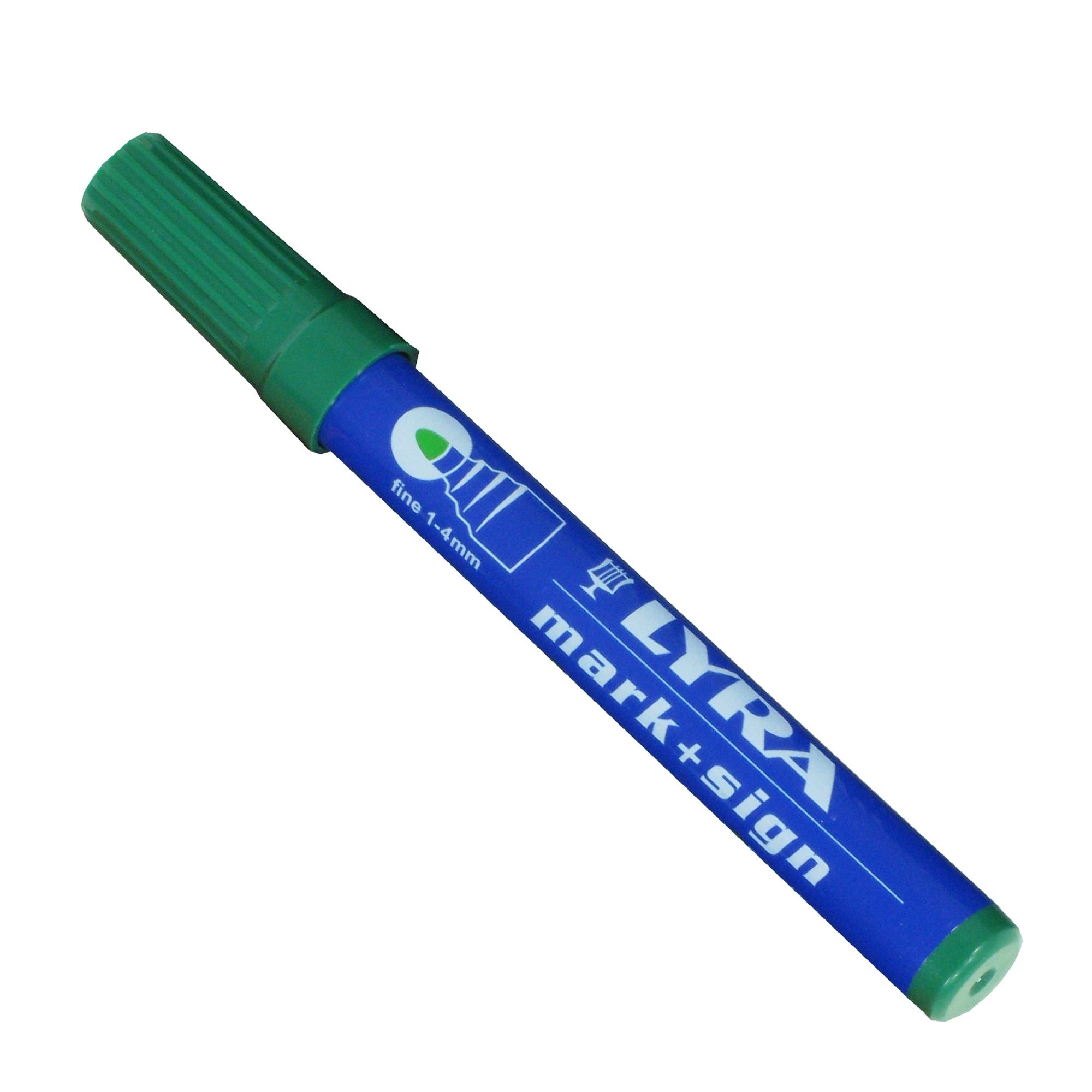 Permanent-Marker grün 1-4 mm