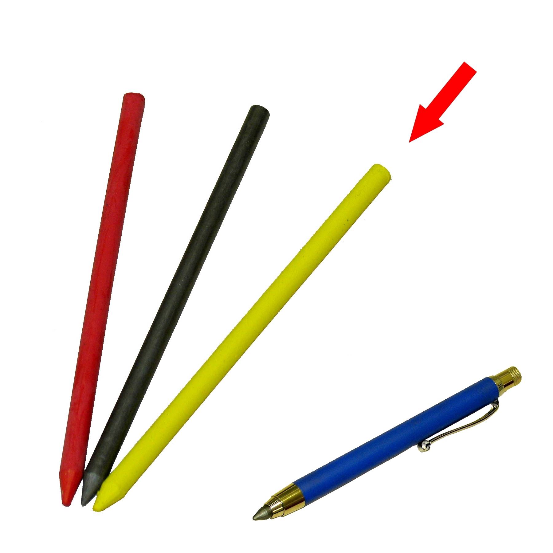 Ersatzmine für Profimarker - Gelb / Pack a 5 Stück