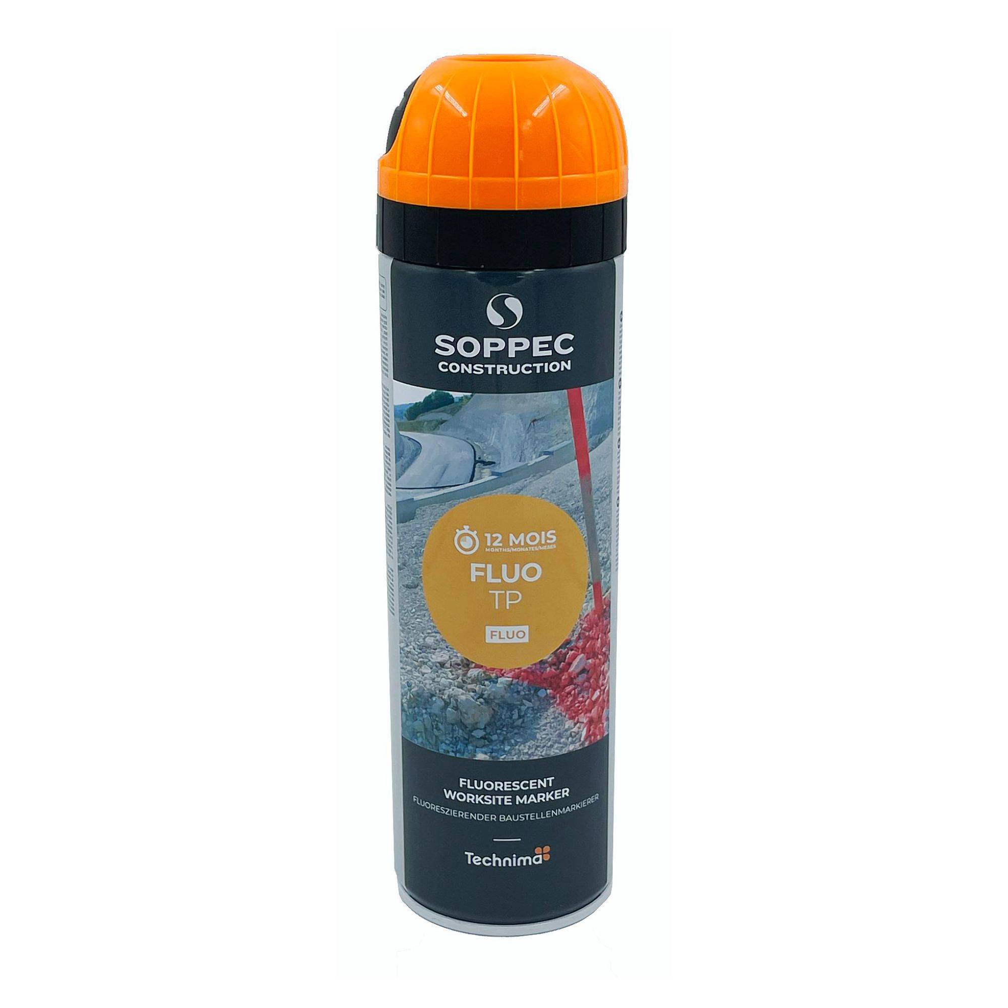Markierungsspray 'FLUO-TP' Neon-Orange, 500 ml