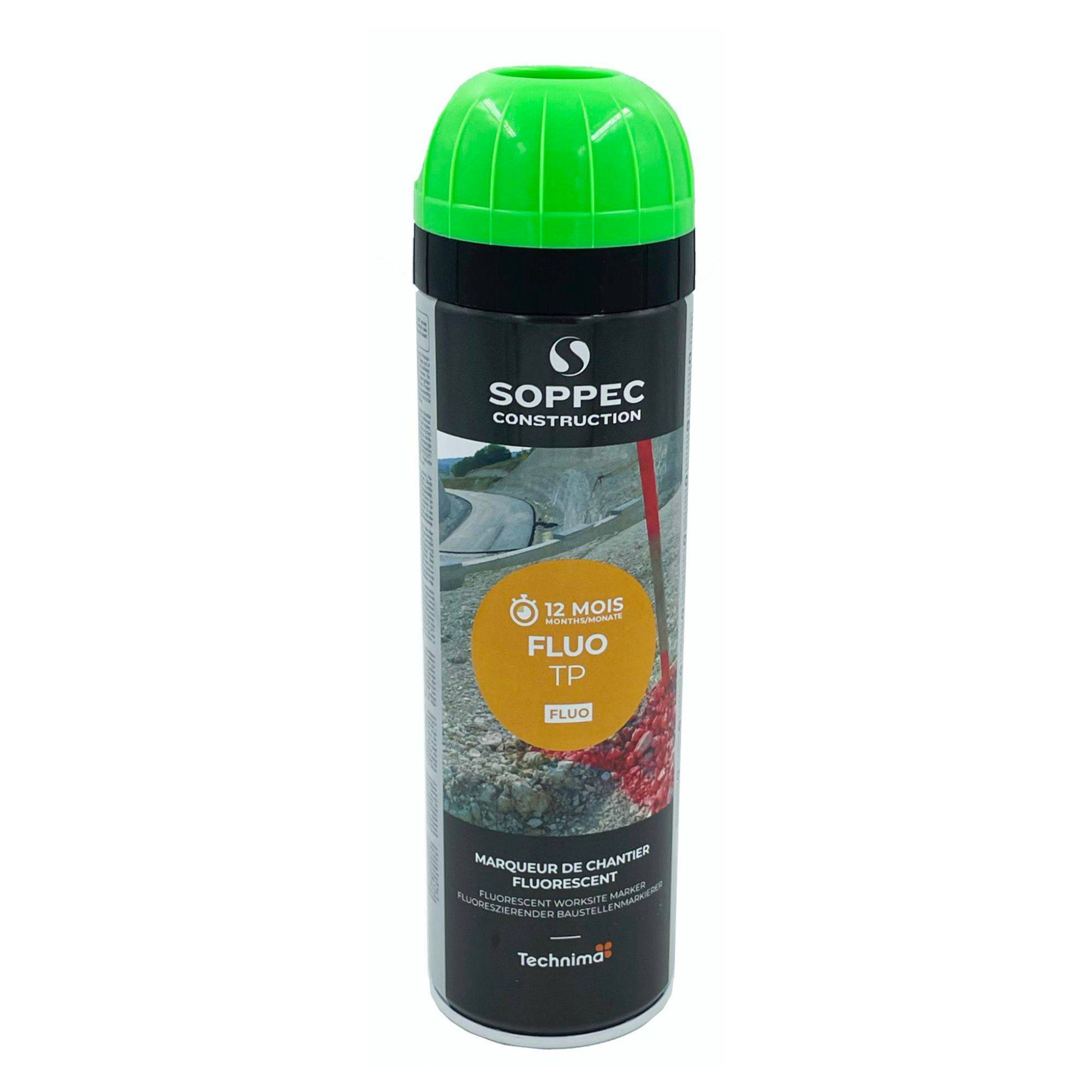 Markierungsspray 'FLUO-TP' Neon-Grün, 500 ml
