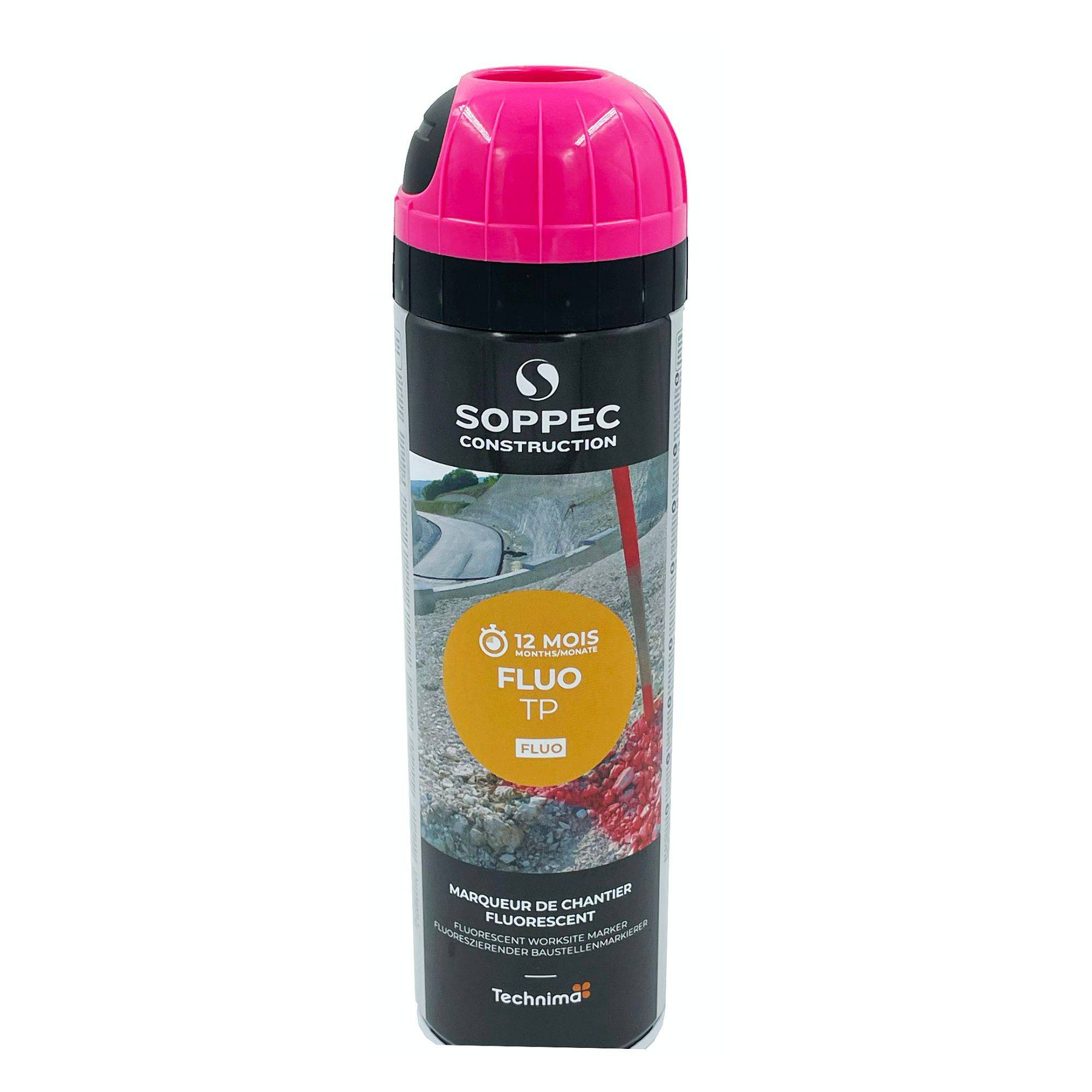 Markierungsspray 'FLUO-TP' Neon-Pink, 500 ml