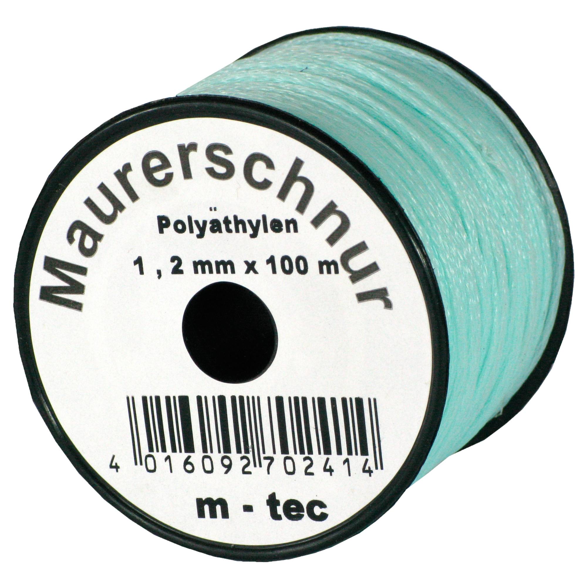 Lot-Maurerschnur 100 m x Ø 1,2 mm Grün